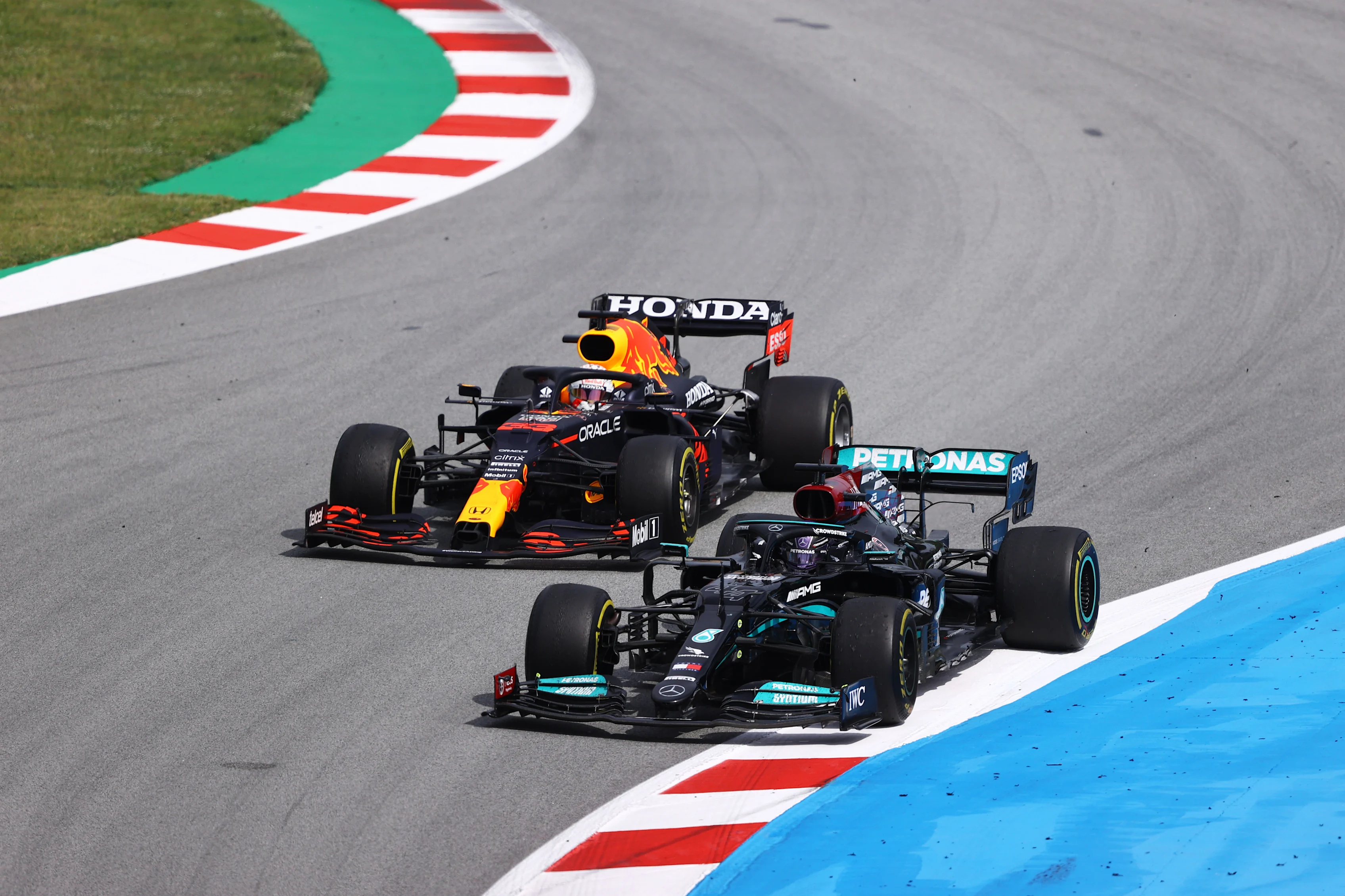 BARCELONA, SPAIN - MAY 09: Lewis Hamilton of Great Britain driving the (44) Mercedes AMG Petronas