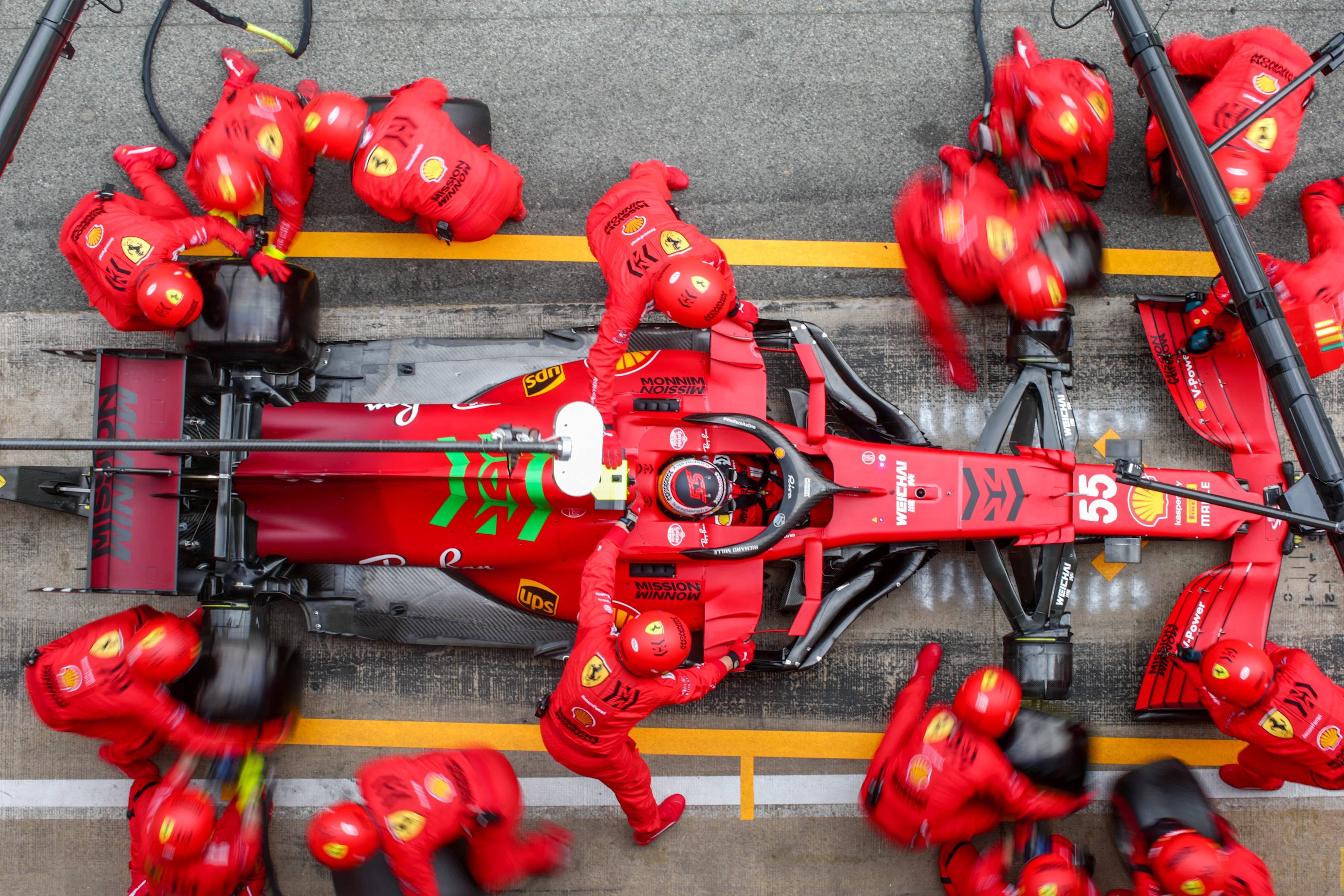 BARCELONA, SPAIN - MAY 09: Carlos Sainz of Ferrari and Spain  during the F1 Grand Prix of Spain at Circuit de Barcelona-Catalunya on May 09, 2021 in Barcelona, Spain. (Photo by Peter Fox/Getty Images)