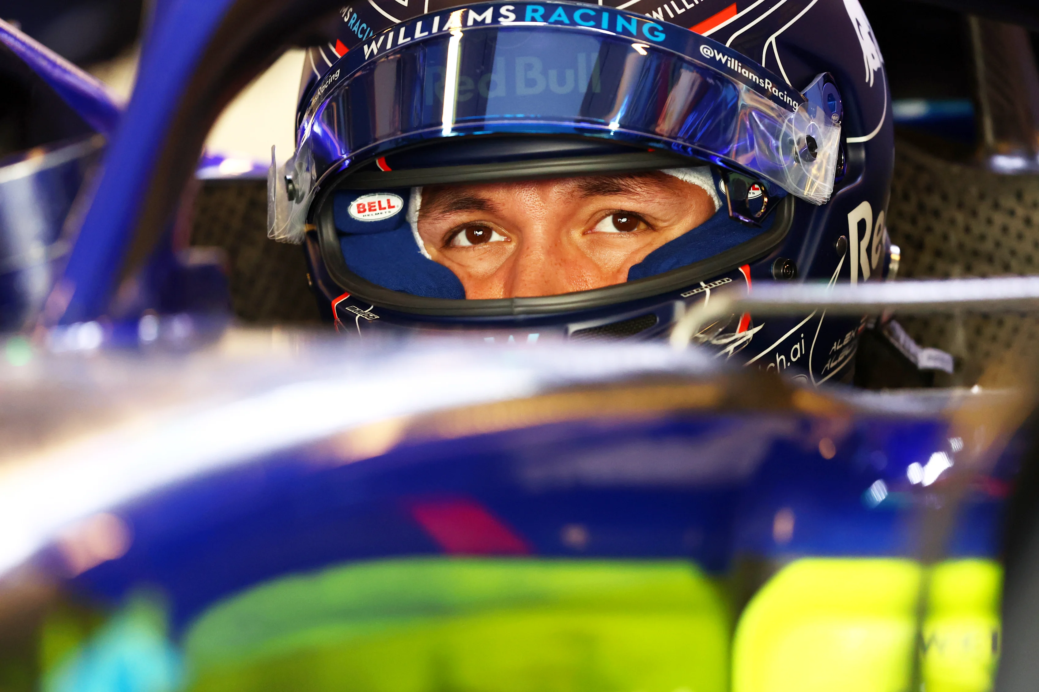 ABU DHABI, UNITED ARAB EMIRATES - NOVEMBER 22: Alexander Albon of Thailand and Williams prepares to