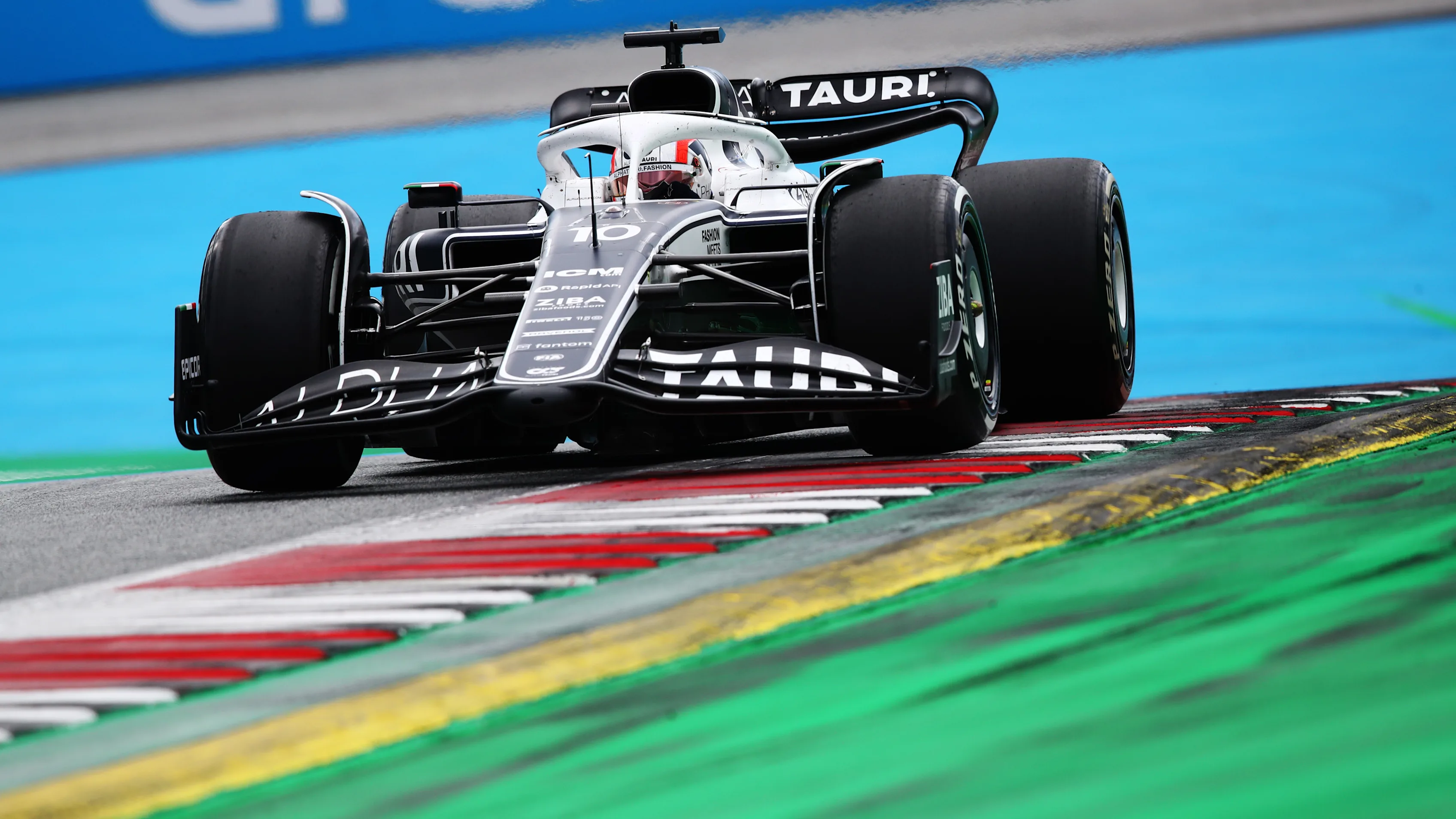 SPIELBERG, AUSTRIA - JULY 10: Pierre Gasly of France driving the (10) Scuderia AlphaTauri AT03 on track during the F1 Grand Prix of Austria at Red Bull Ring on July 10, 2022 in Spielberg, Austria. (Photo by Joe Portlock - Formula 1/Formula 1 via Getty Images)