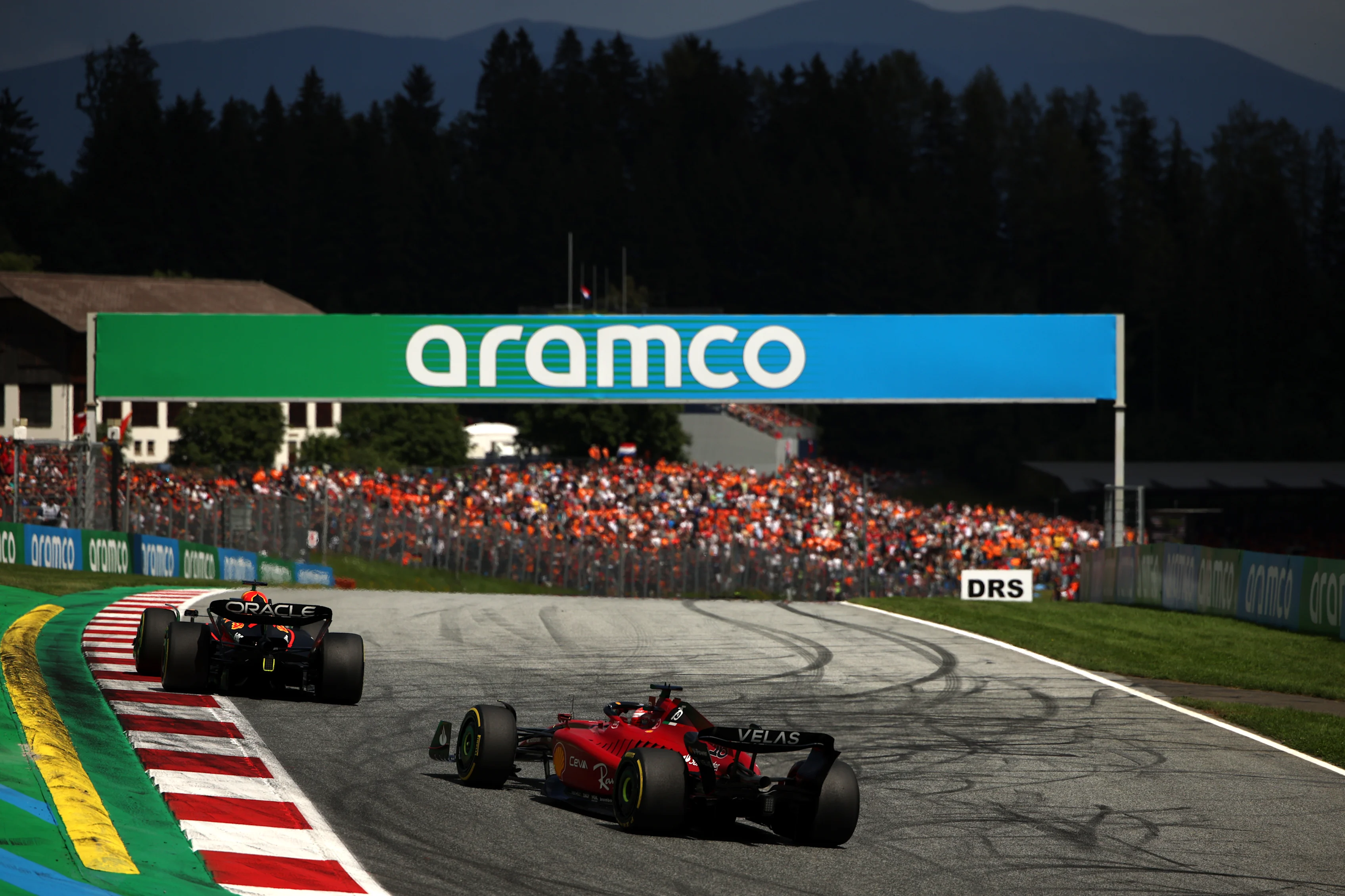 SPIELBERG, AUSTRIA - JULY 10: Max Verstappen of the Netherlands driving the (1) Oracle Red Bull