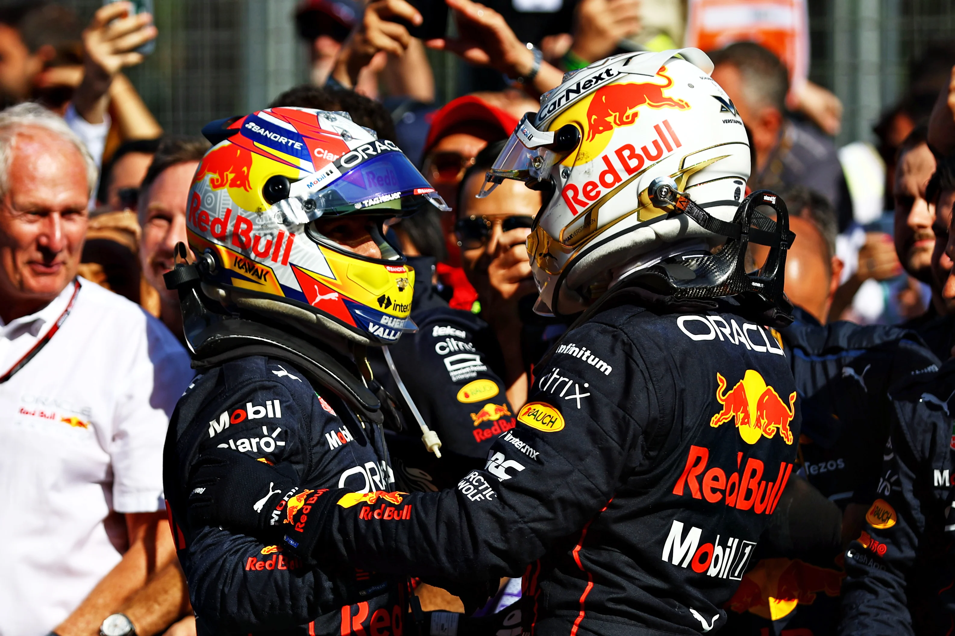 BAKU, AZERBAIJAN - JUNE 12: Race winner Max Verstappen of the Netherlands and Oracle Red Bull