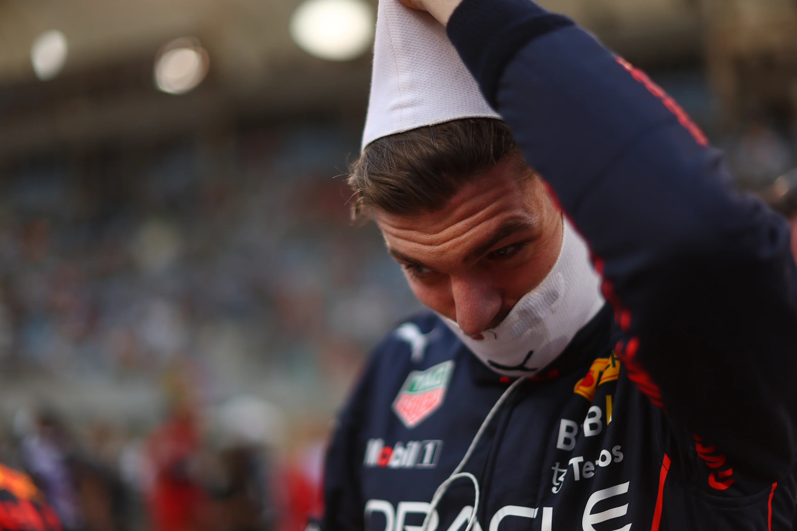 BAHRAIN, BAHRAIN - MARCH 20: Max Verstappen of the Netherlands and Oracle Red Bull Racing prepares