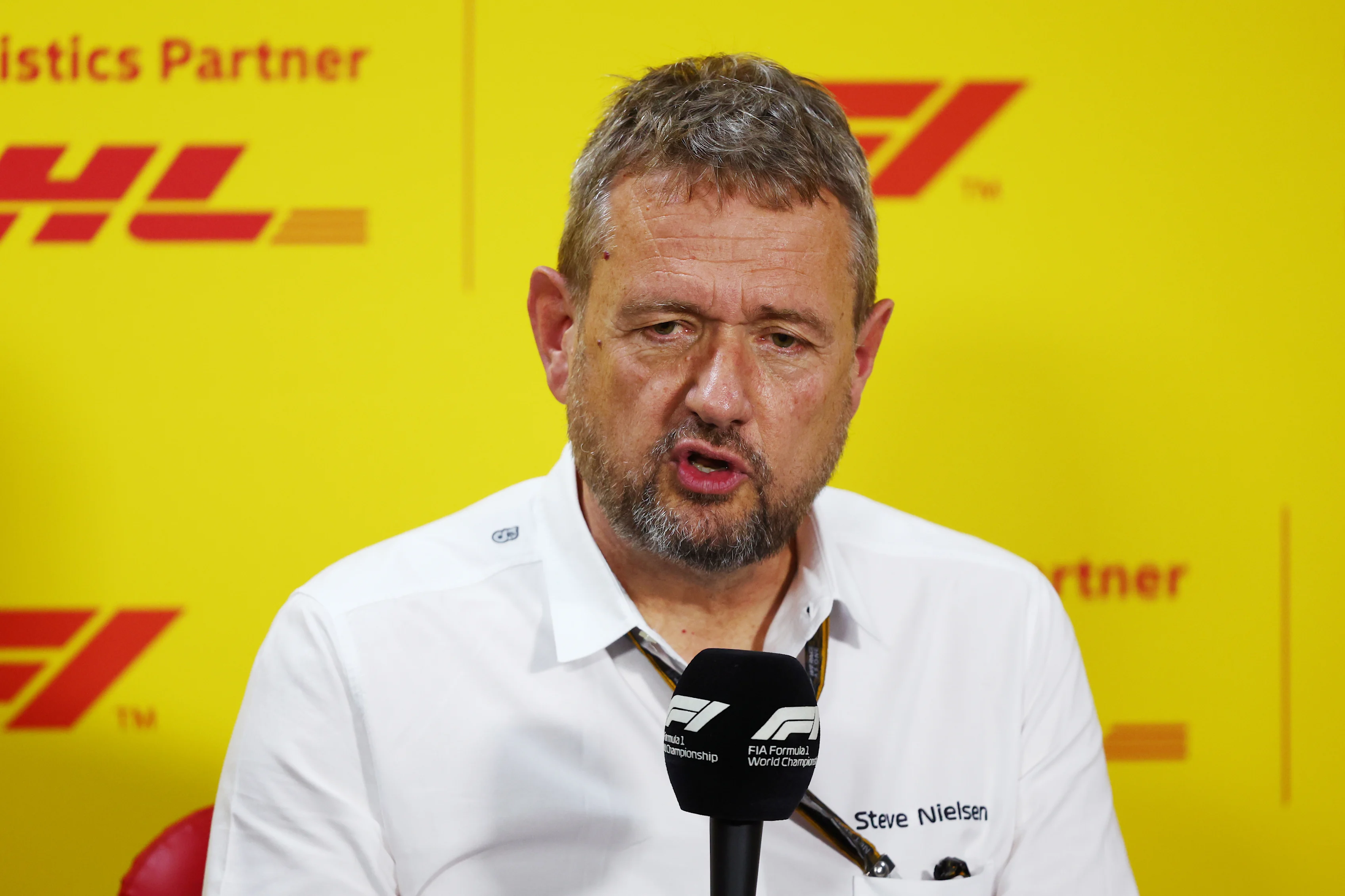 SAO PAULO, BRAZIL - NOVEMBER 11: Steve Nielsen, F1 Sporting Director attends a press conference