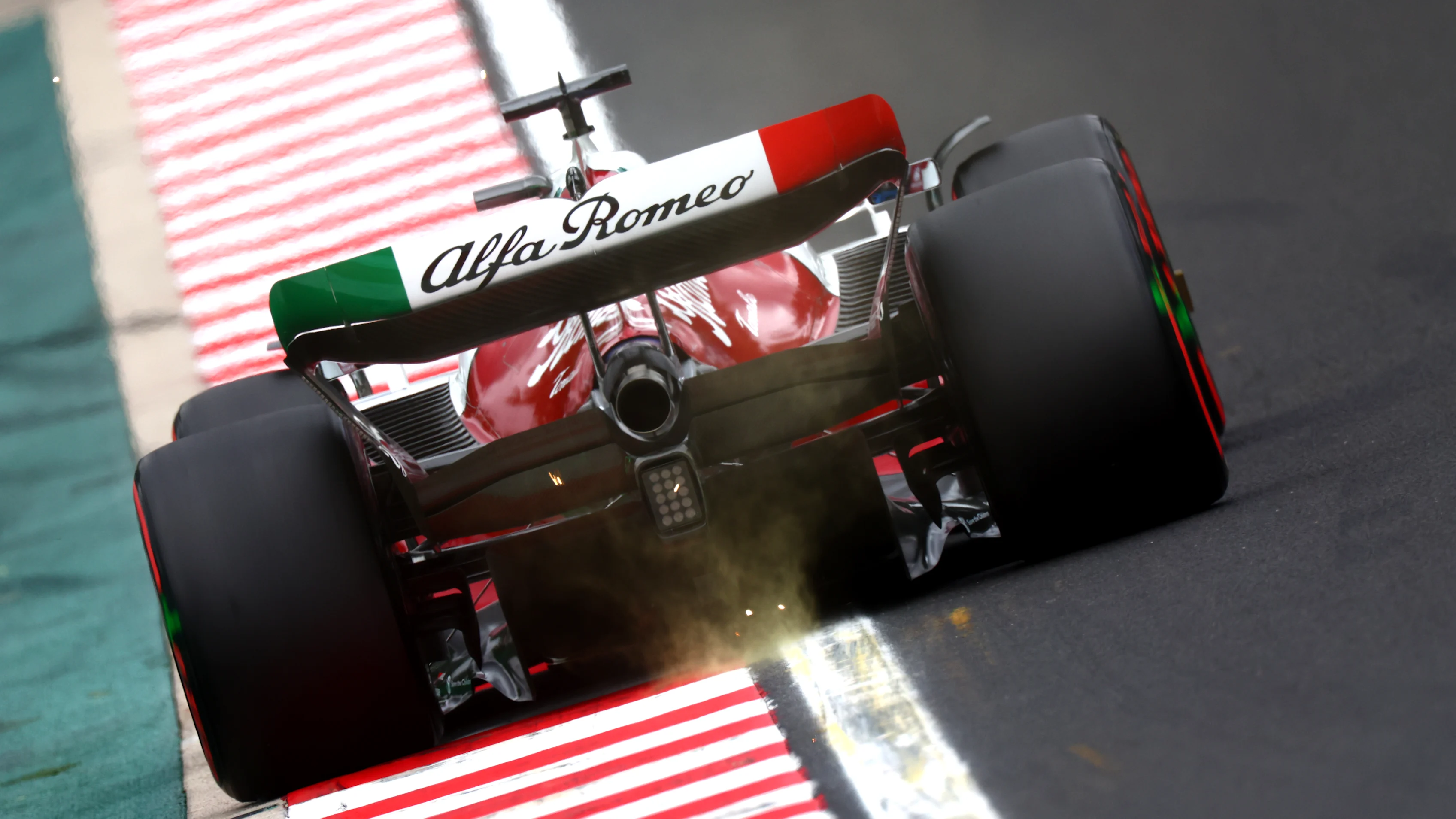 BUDAPEST, HUNGARY - JULY 30: Valtteri Bottas of Finland driving the (77) Alfa Romeo F1 C42 Ferrari