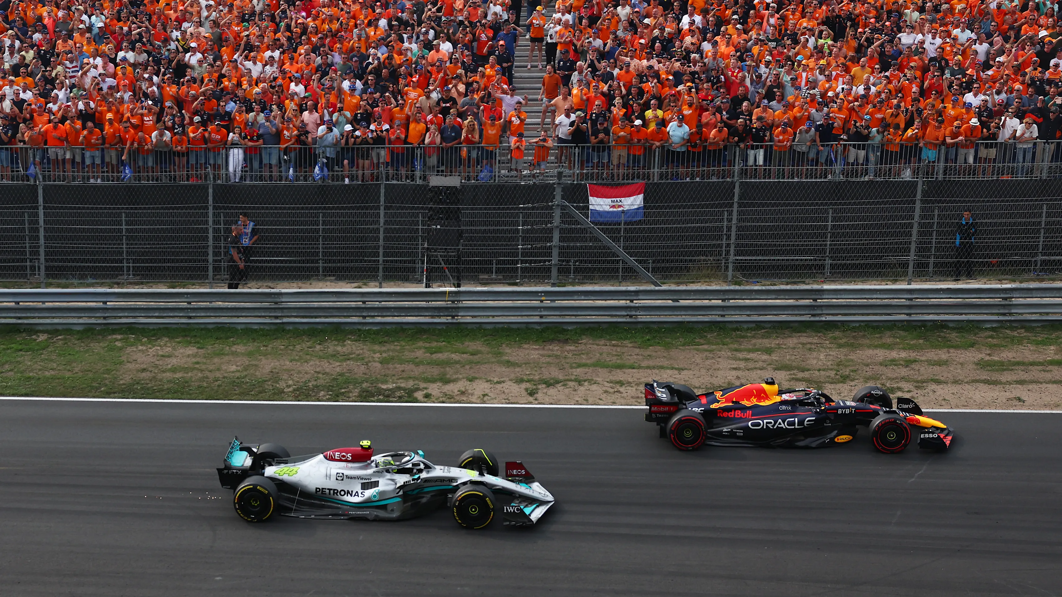 ZANDVOORT, NETHERLANDS - SEPTEMBER 04: Max Verstappen of the Netherlands driving the (1) Oracle Red