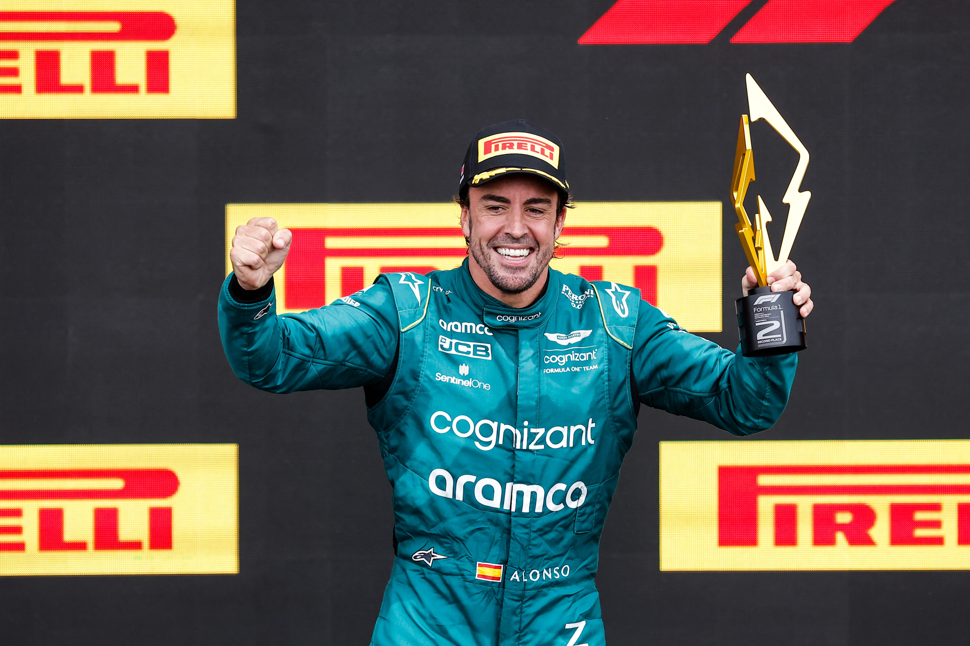 Fernando Alonso of Spain, Aston Martin Aramco Cognizant, portrait during the Formula 1 Pirelli