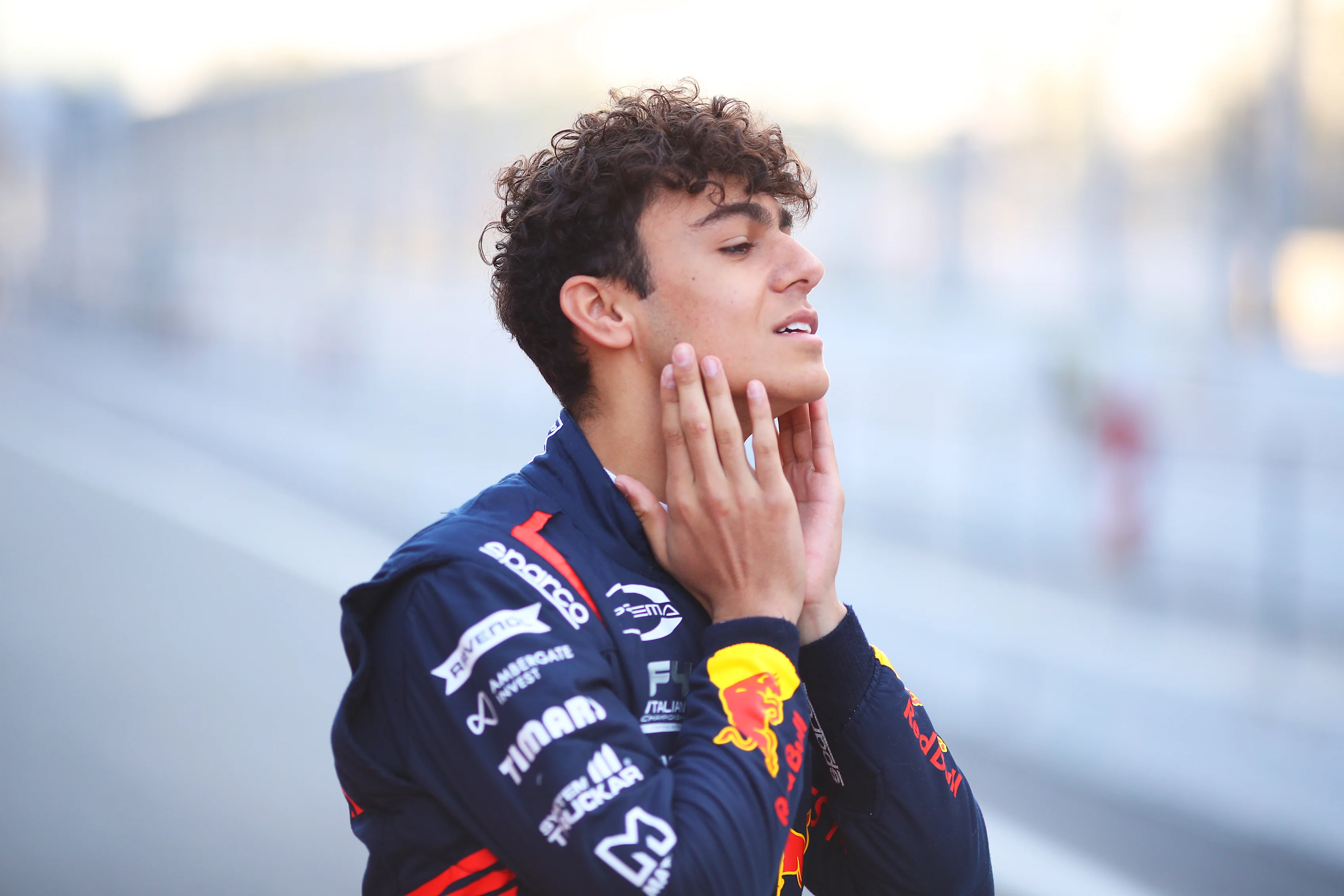 MONTMELO, SPAIN - OCTOBER 10: Arvid Lindblad of Great Britain and PREMA Racing (2) prepares to