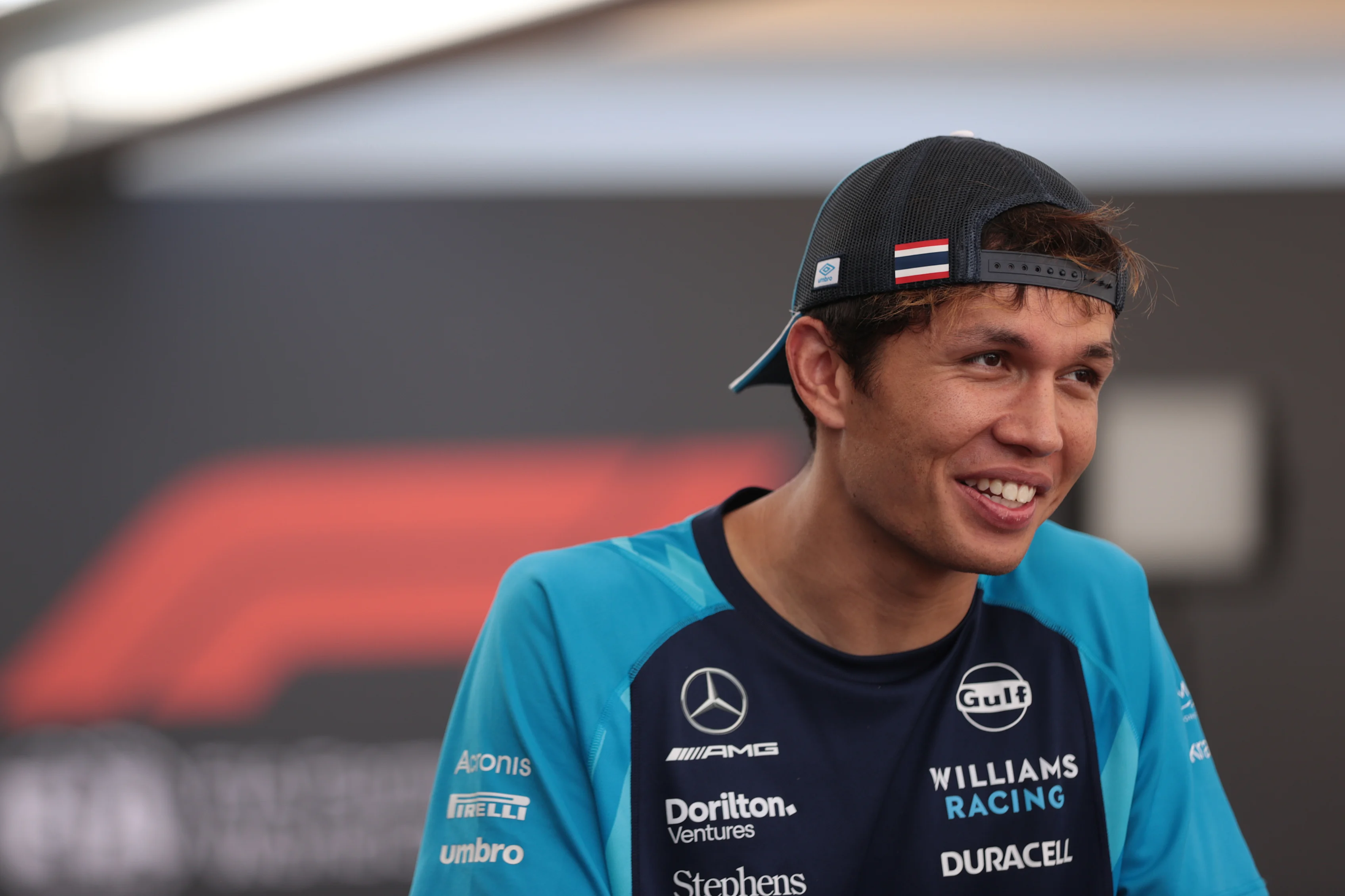 ABU DHABI, UNITED ARAB EMIRATES - NOVEMBER 23: #23 Alexander Albon of Thailand and Williams Racing