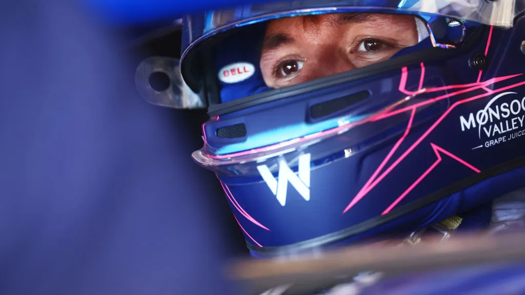 AUSTIN, TEXAS - OCTOBER 20: Alexander Albon of Thailand and Williams prepares to drive in the
