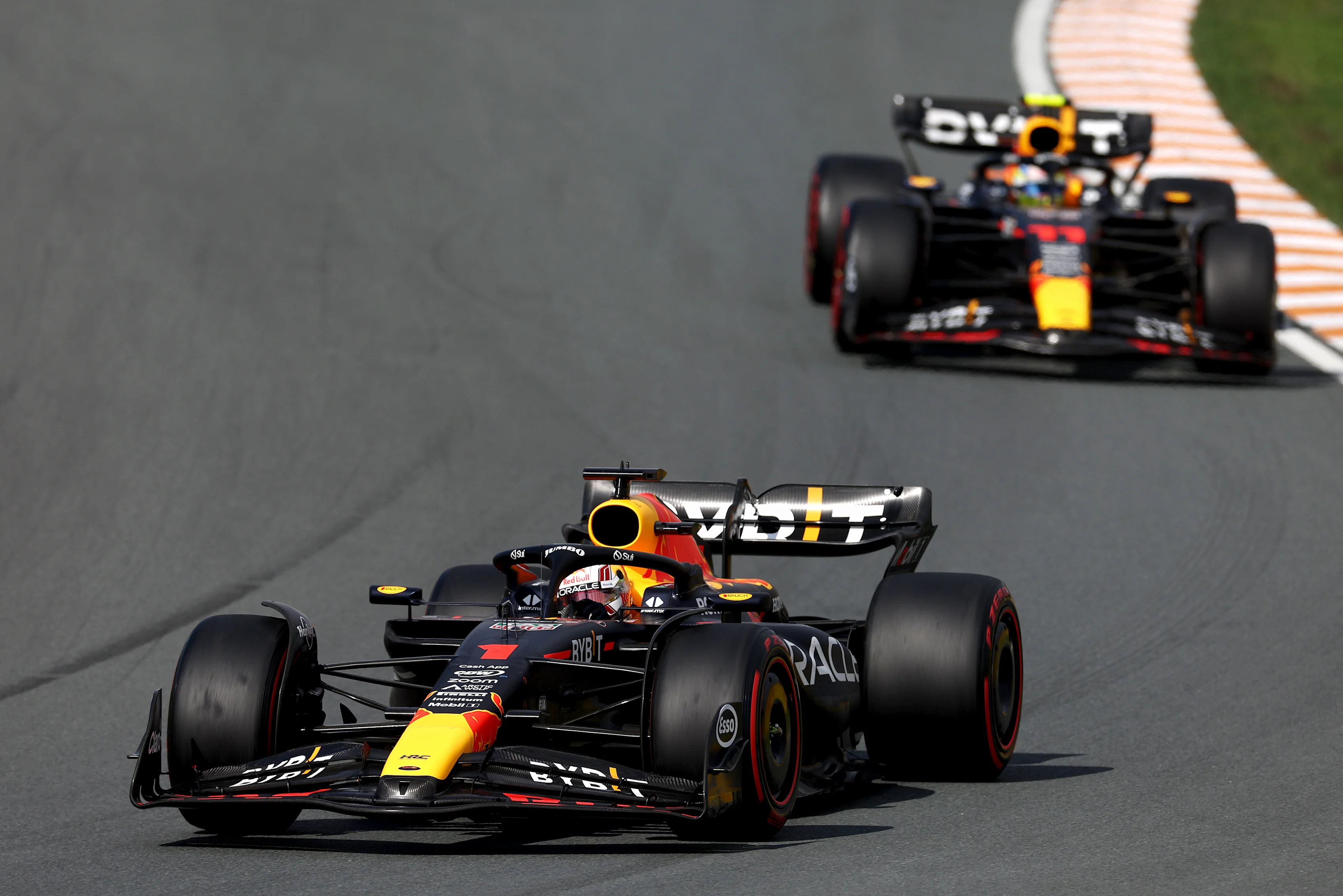 ZANDVOORT, NETHERLANDS - AUGUST 27: Max Verstappen of the Netherlands driving the (1) Oracle Red