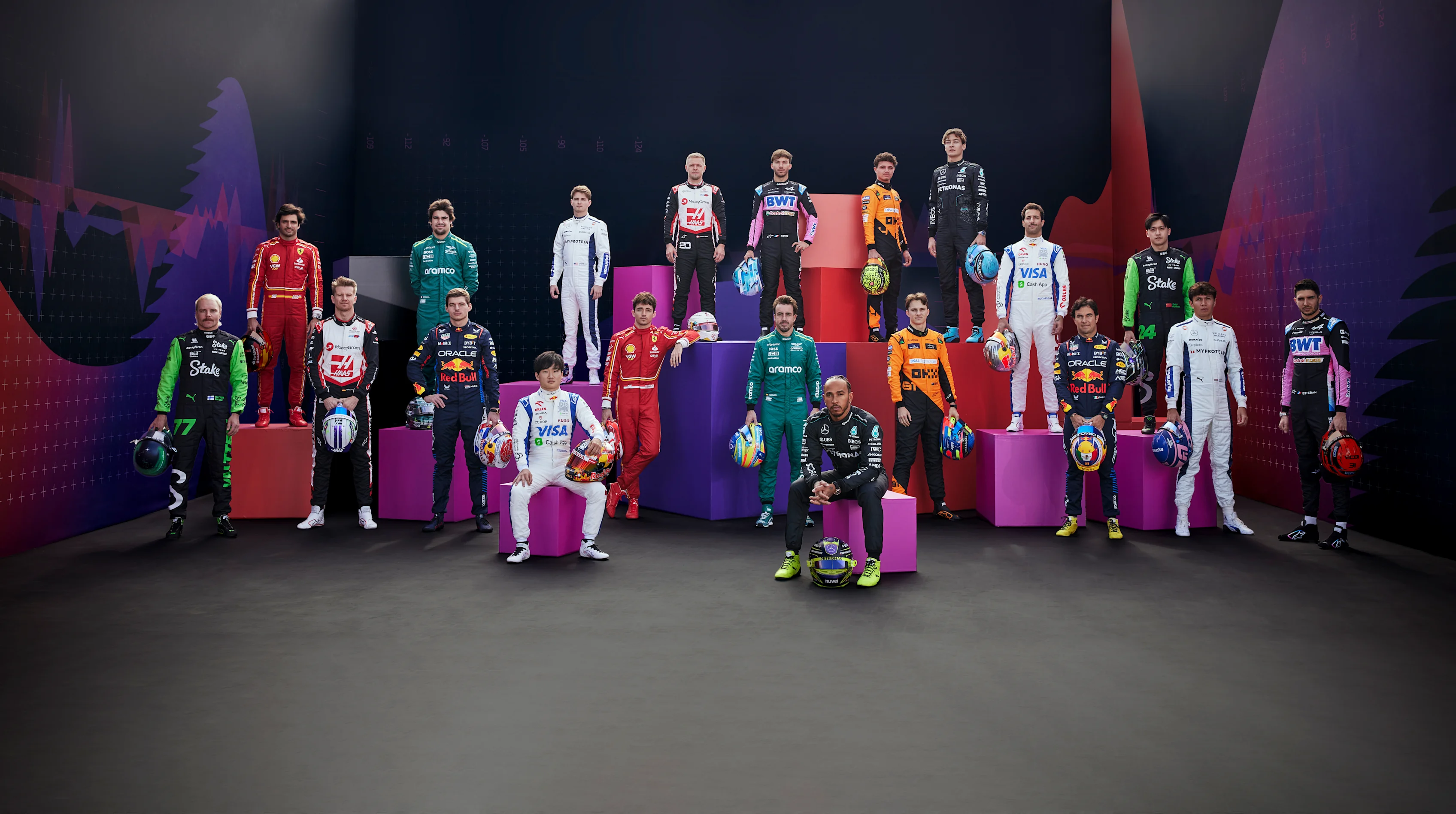 BAHRAIN, BAHRAIN - FEBRUARY 21: (EDITORS NOTE: Image has been digitally retouched) As Formula 1