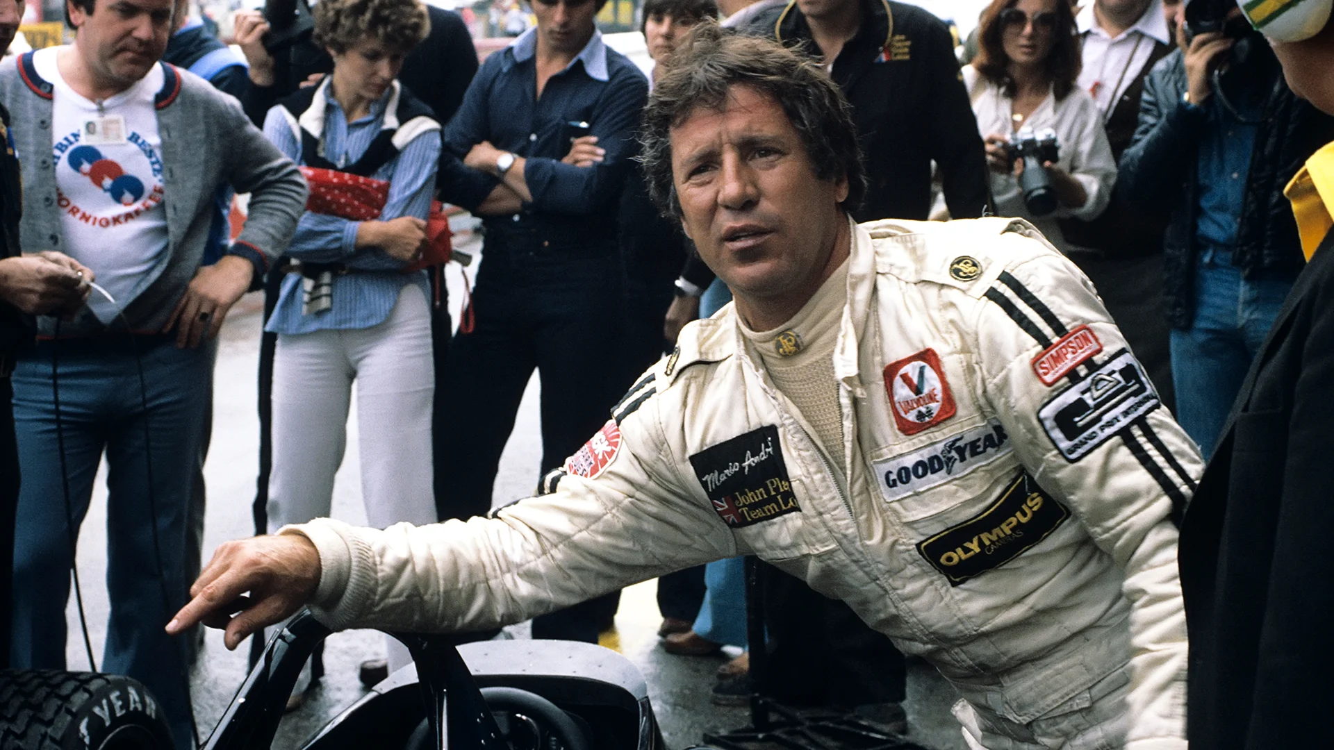 Andretti starred in the Lotus 79 designed by Colin Chapman and his team