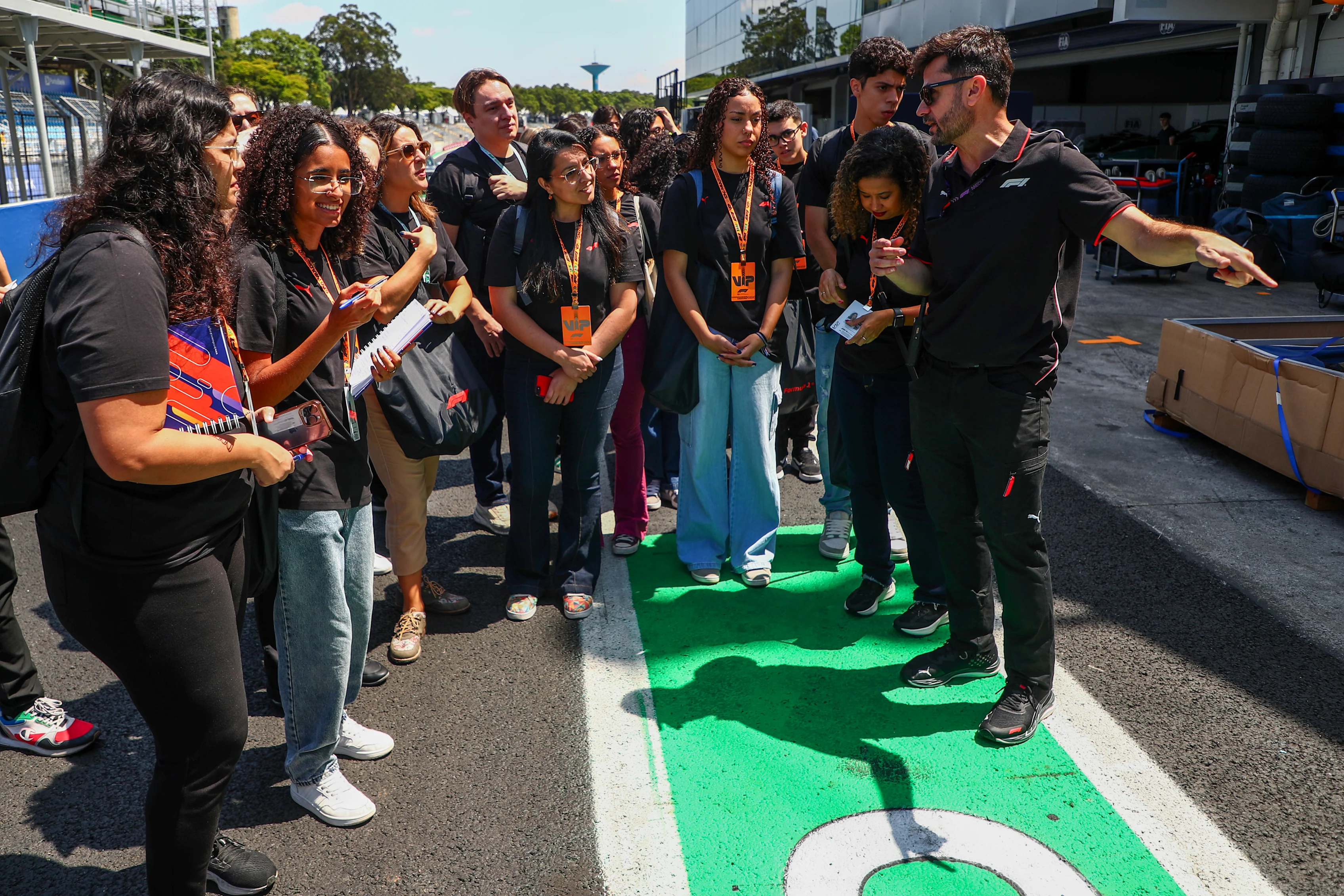 SAO PAULO, BRAZIL - OCTOBER 31: <<enter caption here>> during previews ahead of the F1 Grand Prix