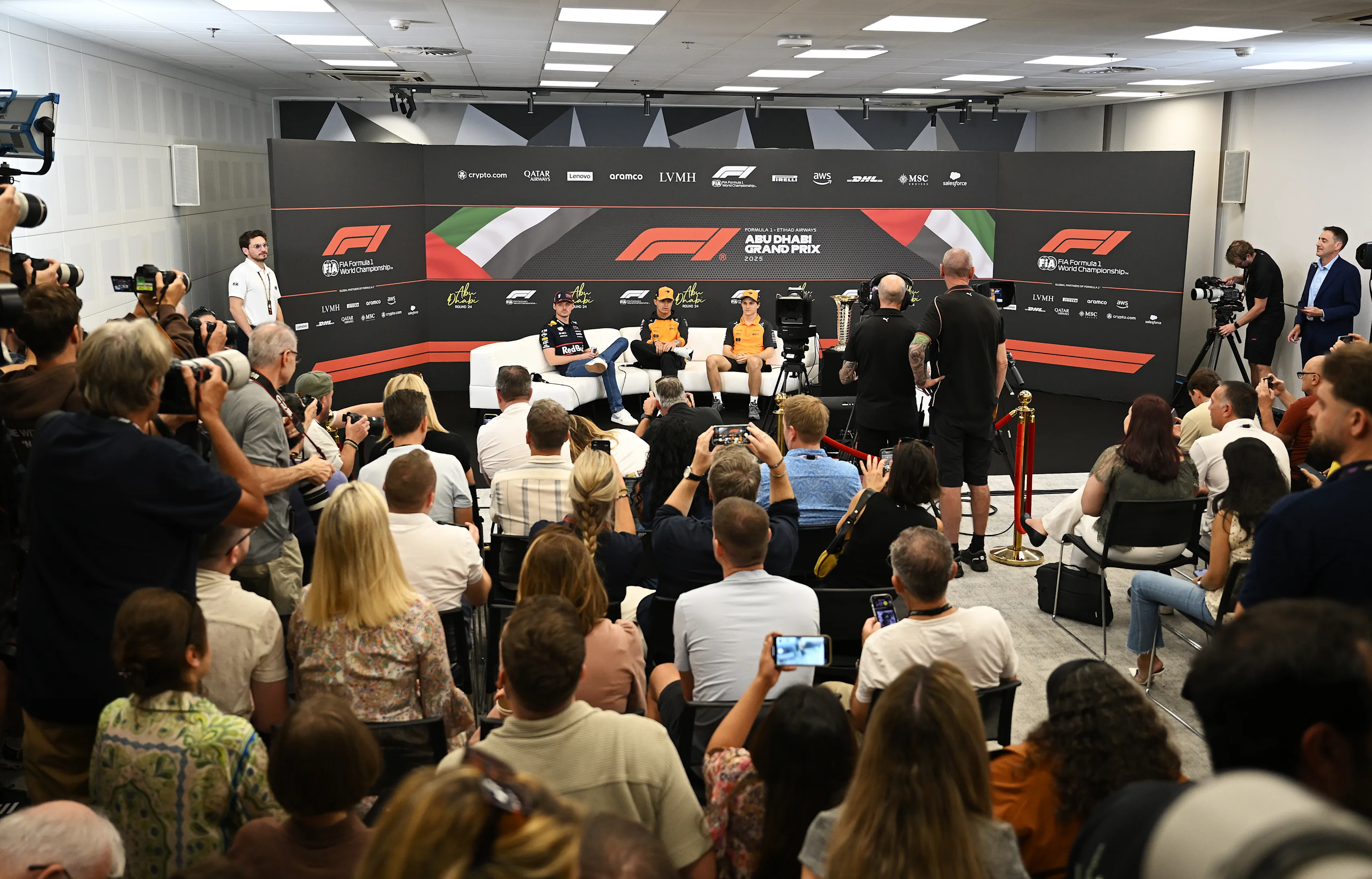 ABU DHABI, UNITED ARAB EMIRATES - DECEMBER 04: Max Verstappen of the Netherlands and Oracle Red