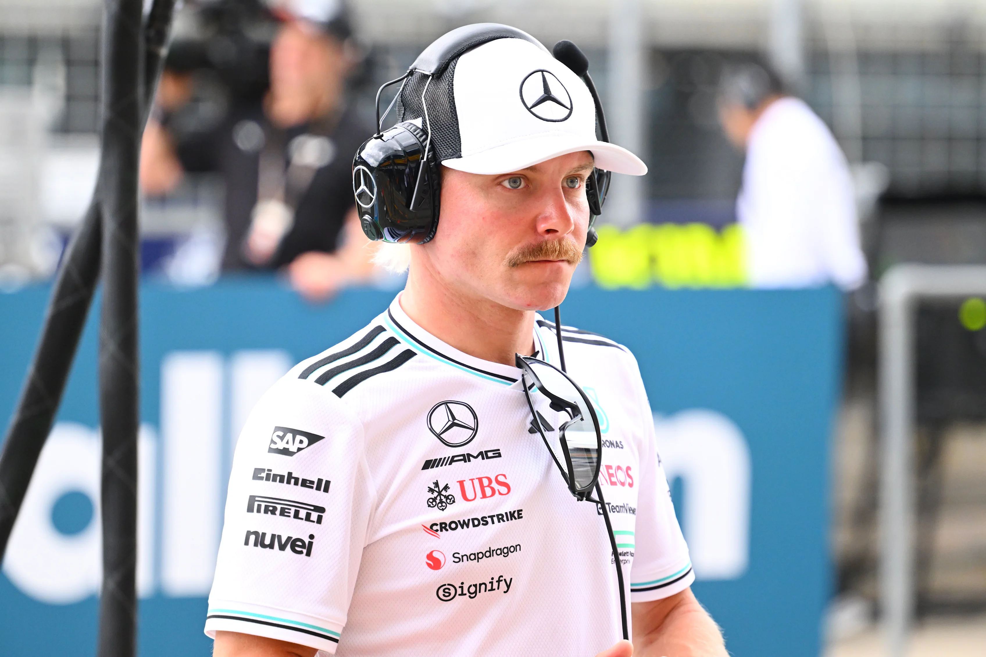 SPIELBERG, AUSTRIA - JUNE 27: Valtteri Bottas of Finland and Mercedes AMG Petronas F1 Team looks on