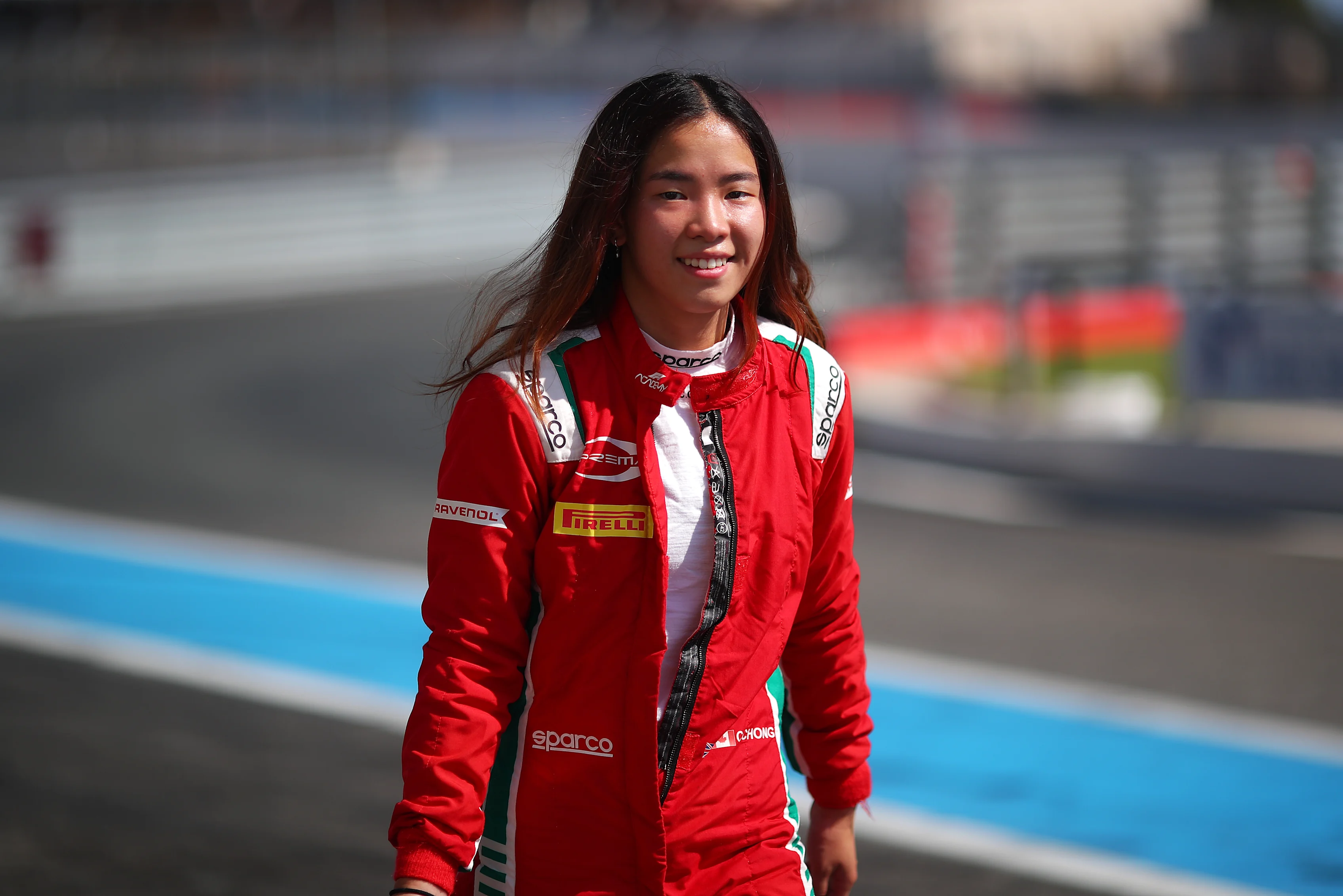 LE CASTELLET, FRANCE - JULY 29: Chloe Chong of Great Britain and PREMA Racing (14) reacts after