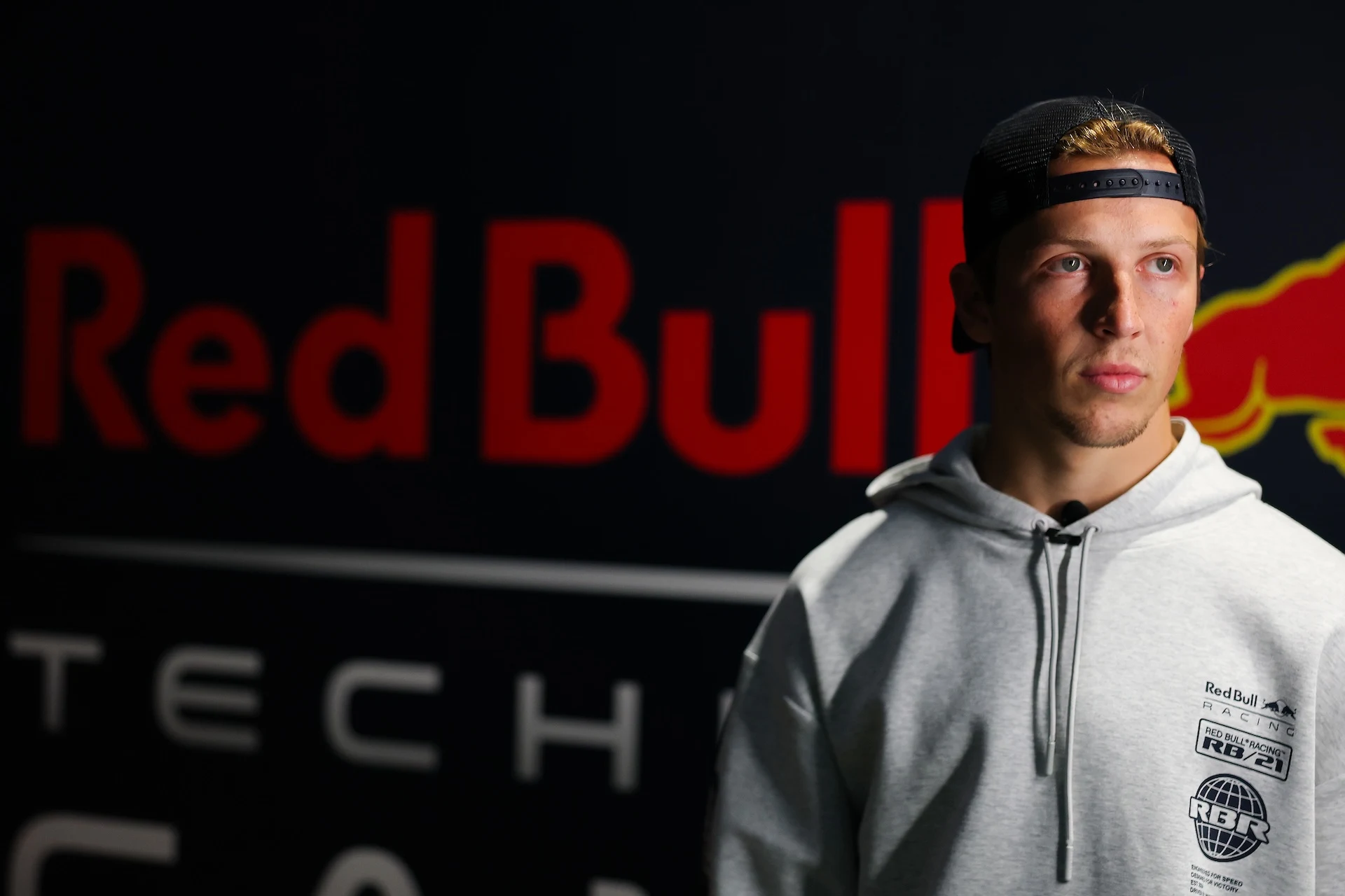 MILTON KEYNES, ENGLAND - JANUARY 22: Liam Lawson of New Zealand and Oracle Red Bull Racing poses