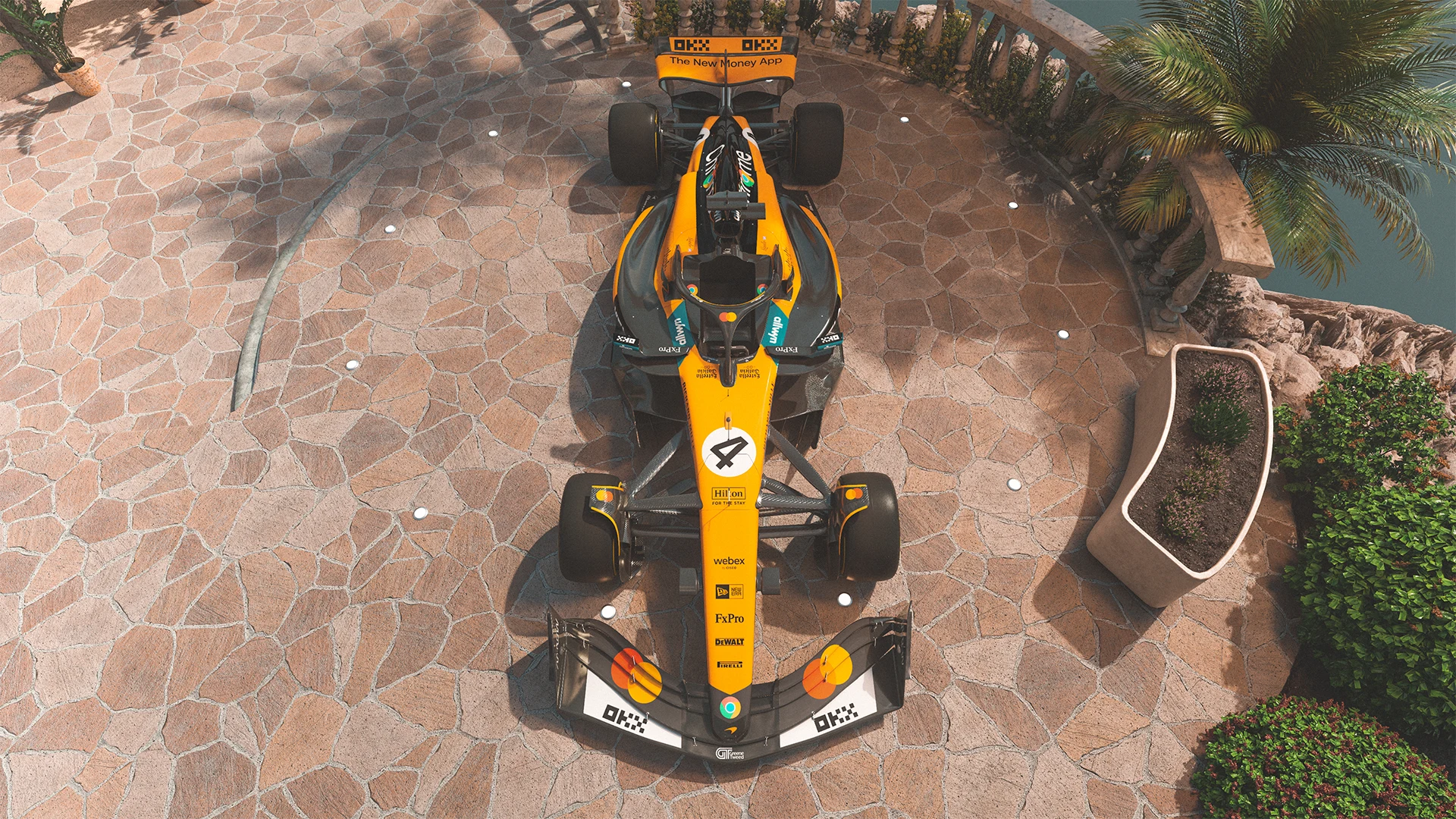 A closer look at McLaren’s livery for the Monaco and Spain race weekends