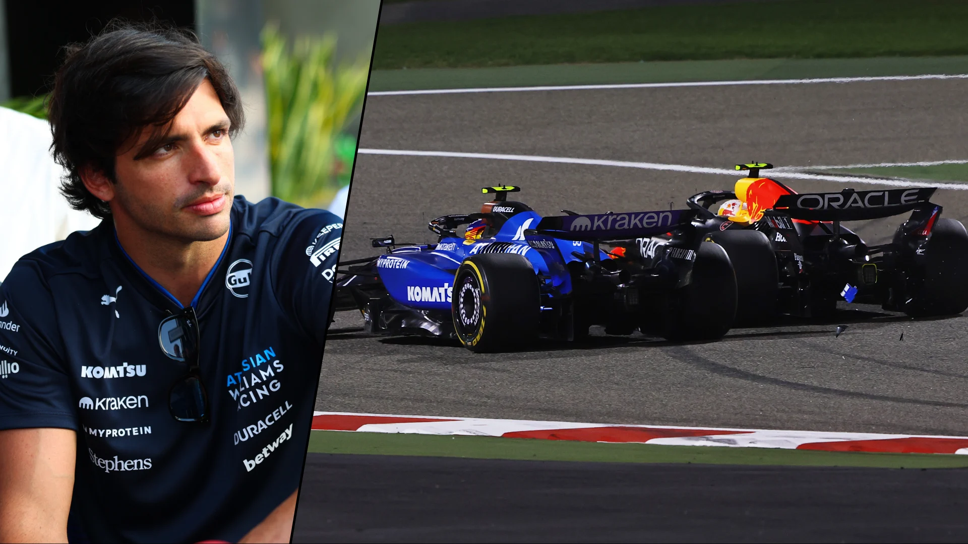 JEDDAH, SAUDI ARABIA - APRIL 17: Carlos Sainz of Spain and Williams looks on in the Paddock during