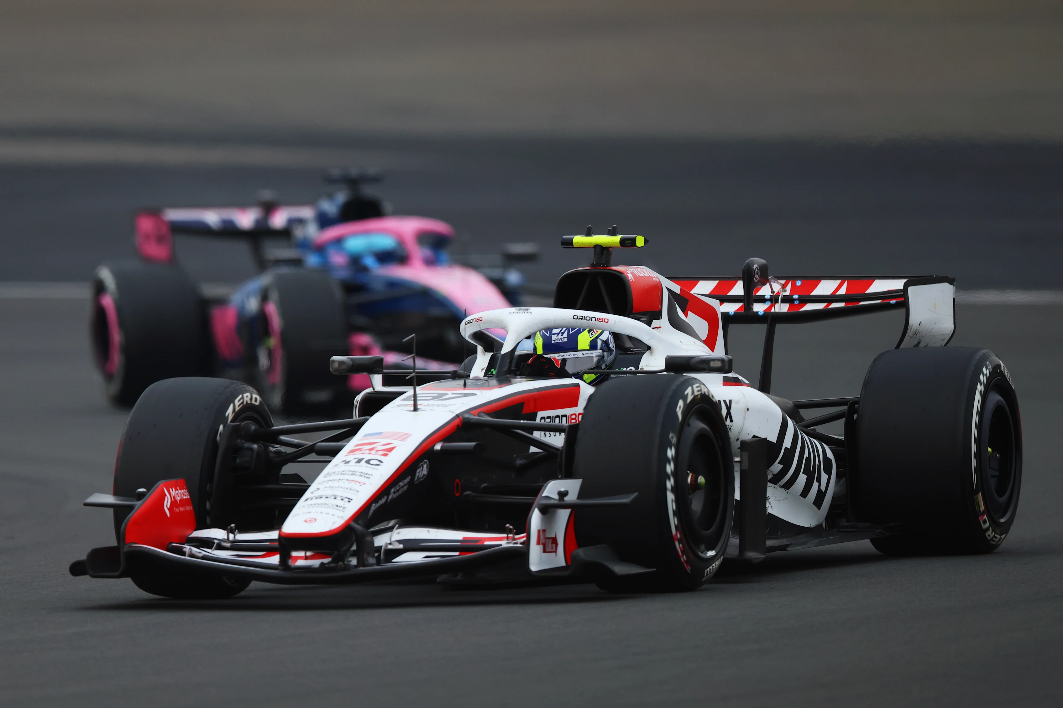 SHANGHAI, CHINA - MARCH 15: Oliver Bearman of Great Britain driving the (87) Haas F1 VF-26 Ferrari