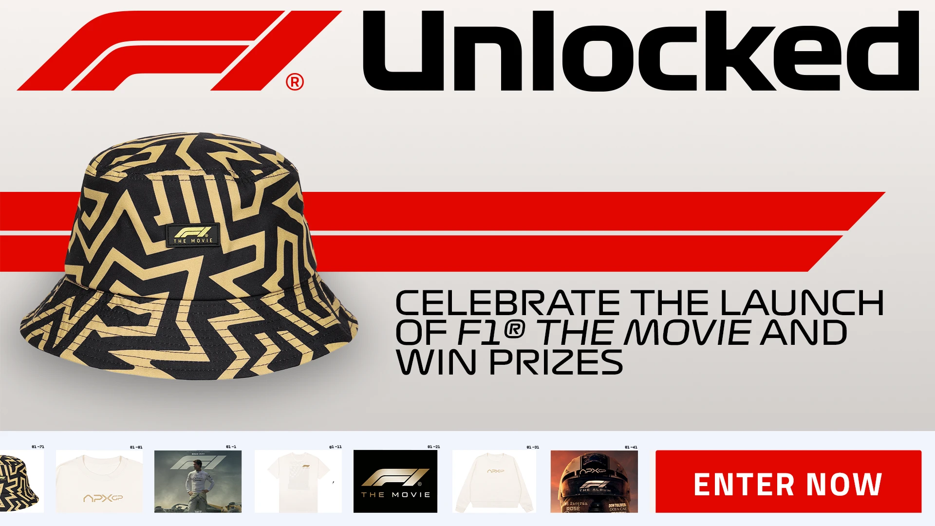 Celebrate the launch of F1 the movie and win prizes