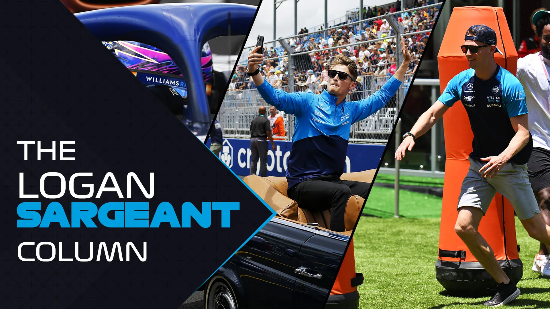 Logan Sargeant at the Miami Grand Prix