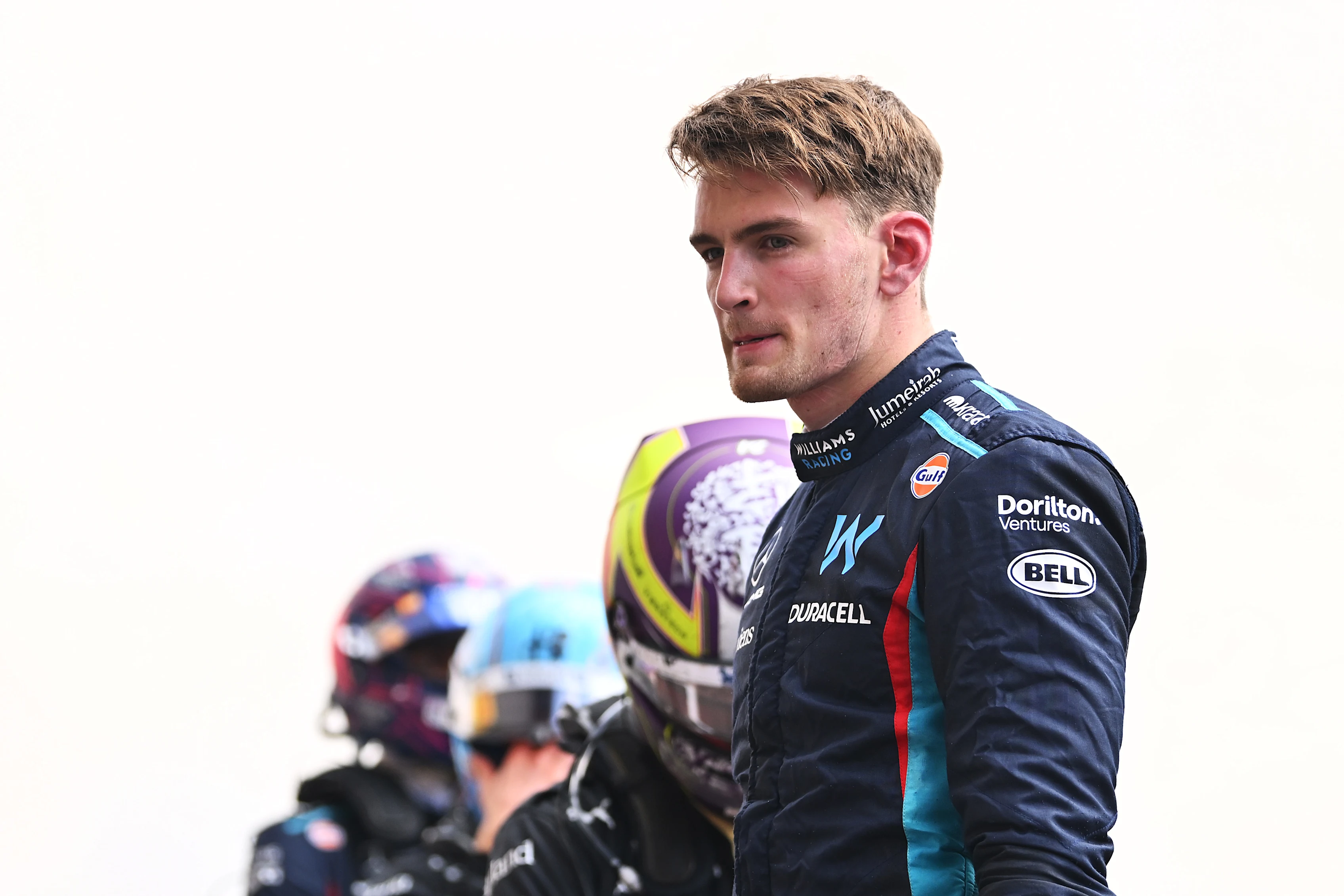 SPA, BELGIUM - JULY 30: 17th placed Logan Sargeant of United States and Williams reacts following