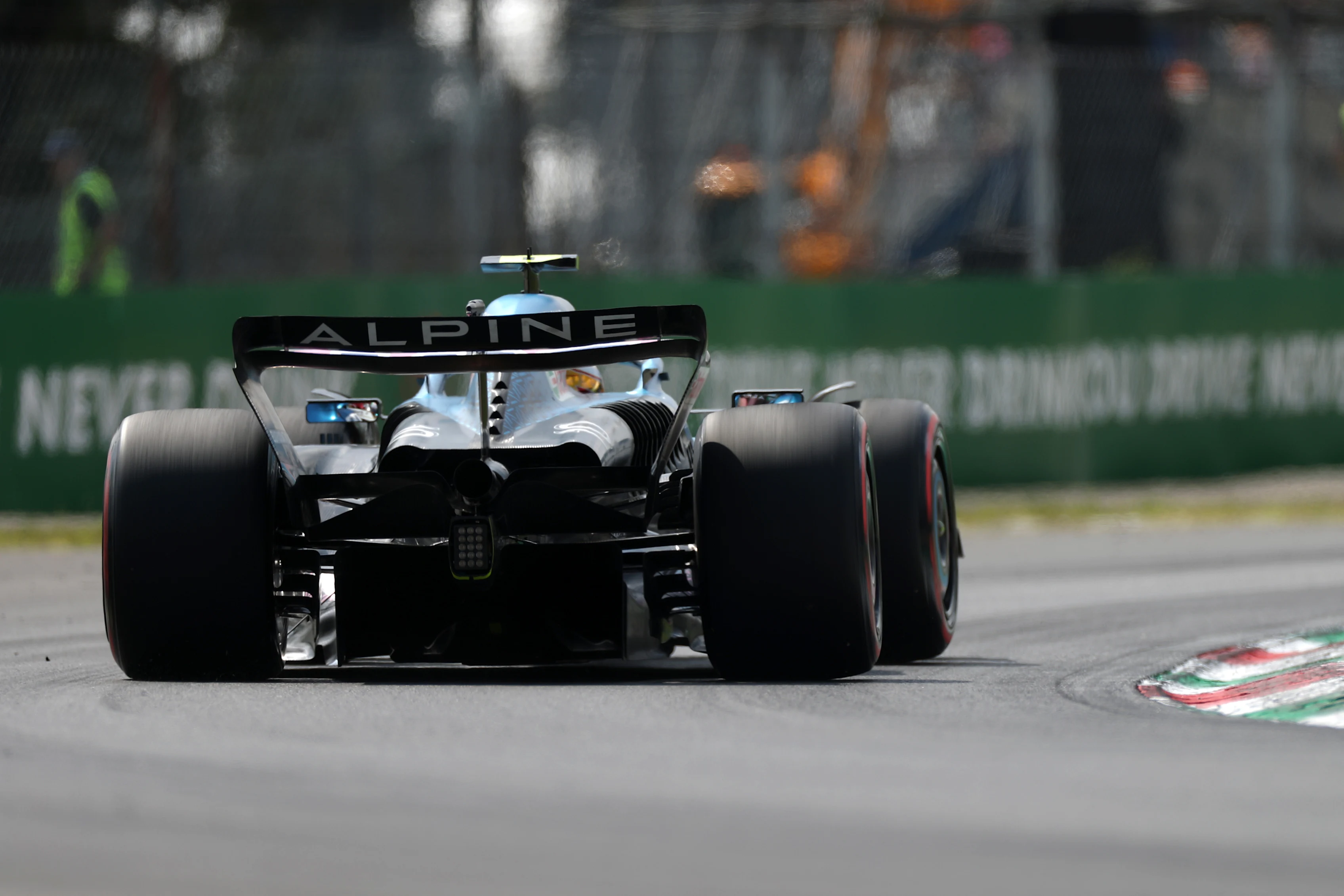 MONZA, ITALY - SEPTEMBER 02: Pierre Gasly of France driving the (10) Alpine F1 A523 Renault on