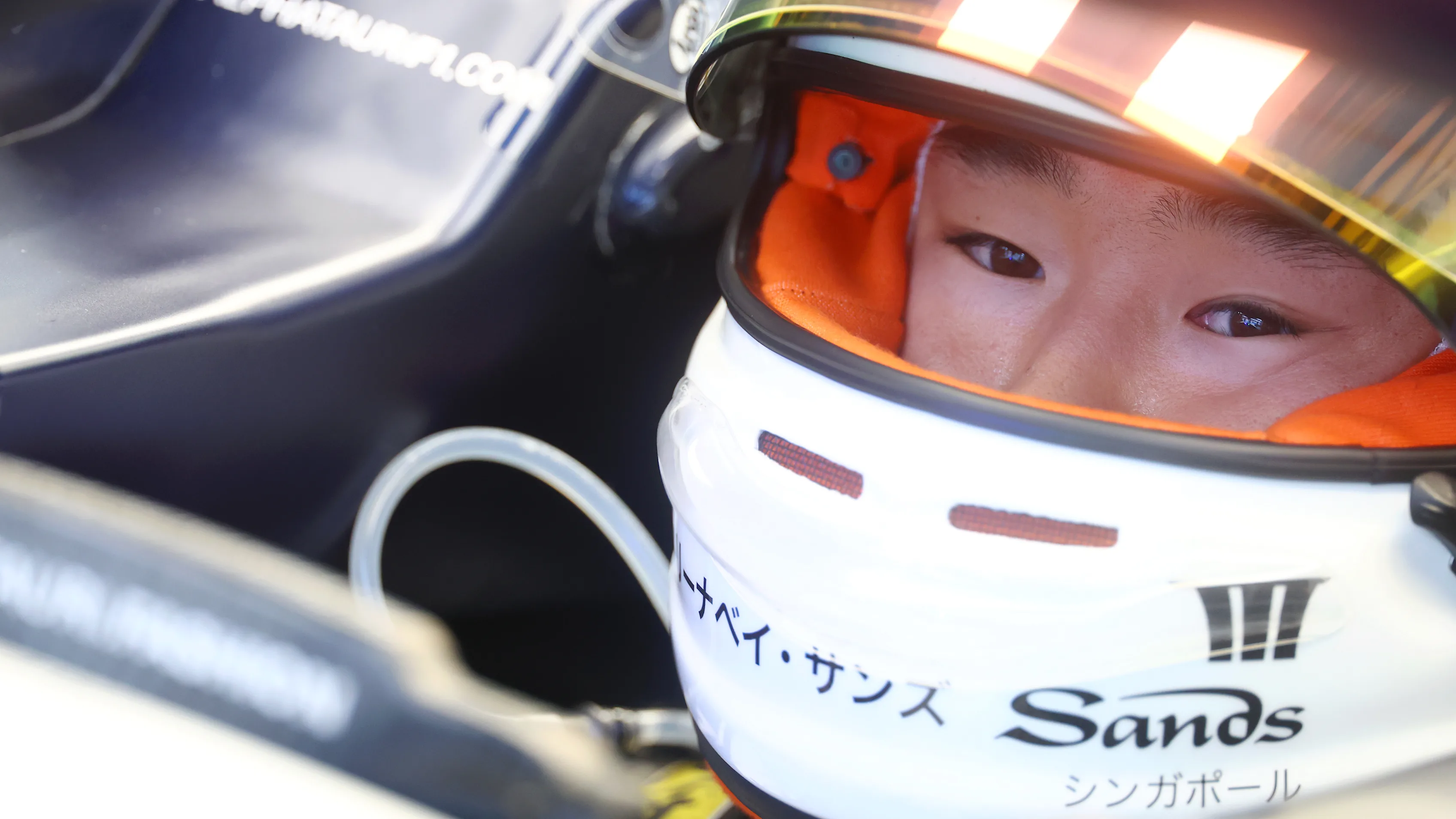 SUZUKA, JAPAN - SEPTEMBER 22: Yuki Tsunoda of Japan and Scuderia AlphaTauri prepares to drive in the garage during practice ahead of the F1 Grand Prix of Japan at Suzuka International Racing Course on September 22, 2023 in Suzuka, Japan. (Photo by Dan Istitene - Formula 1/Formula 1 via Getty Images)y
