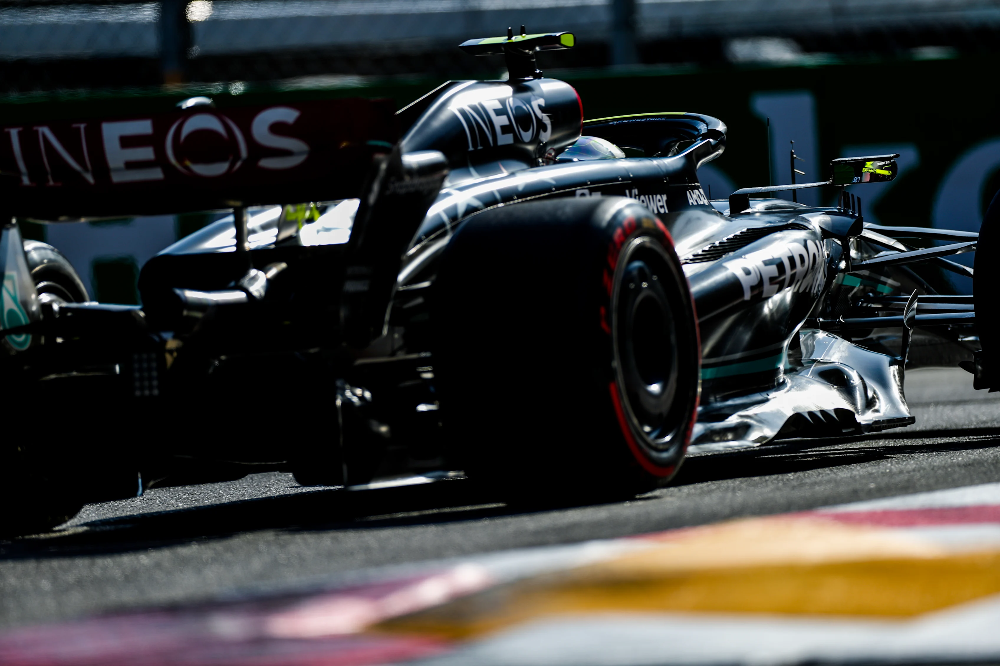 MONTE-CARLO, MONACO - MAY 26: Lewis Hamilton of Mercedes and Great Britain during practice ahead