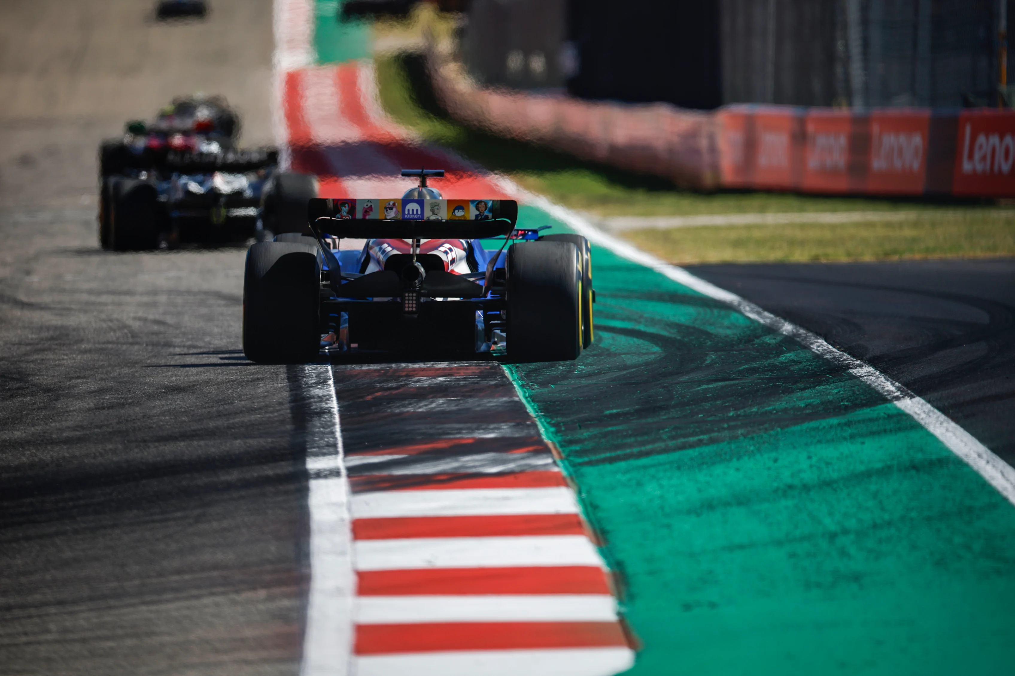 AUSTIN, TEXAS - OCTOBER 22: Alexander Albon of Thailand driving the (23) Williams FW45 Mercedes on