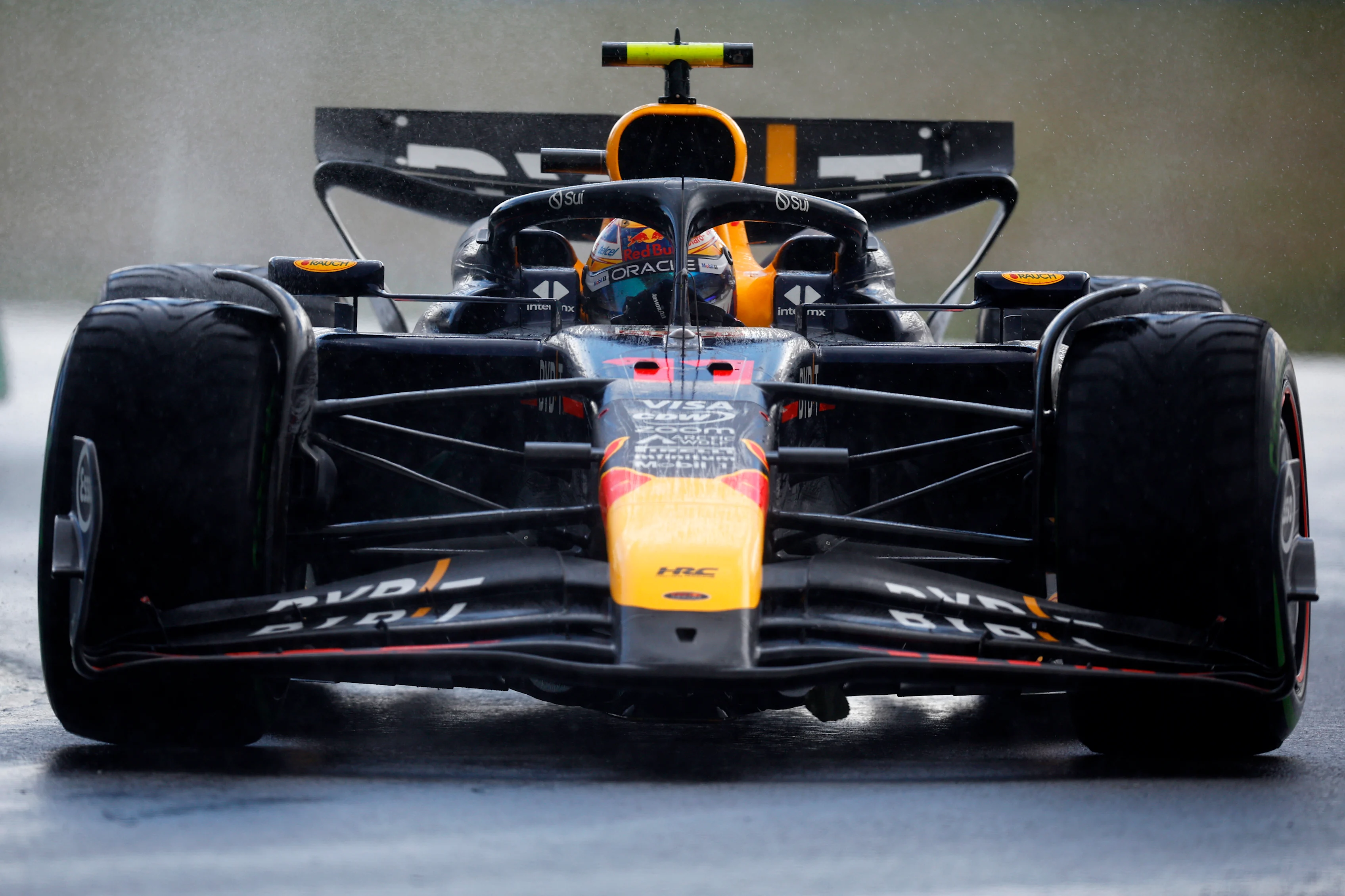 MONTREAL, QUEBEC - JUNE 09: Sergio Perez of Mexico driving the (11) Oracle Red Bull Racing RB20 on