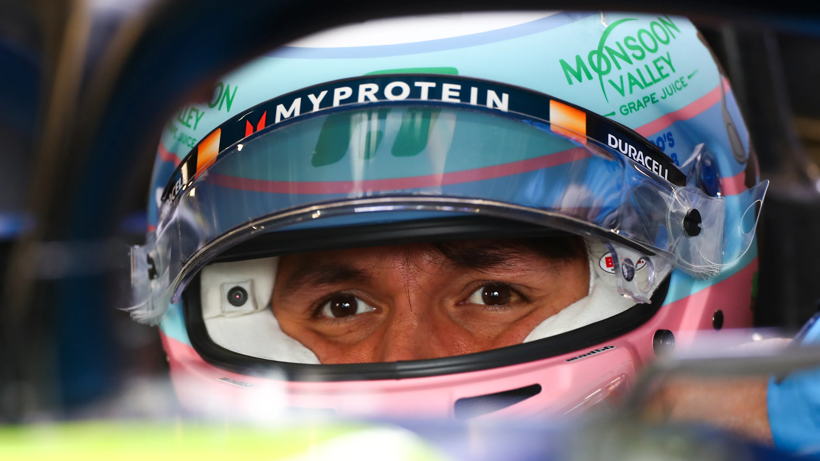 NORTHAMPTON, ENGLAND - JULY 06: Alexander Albon of Great Britain and Williams during practice
