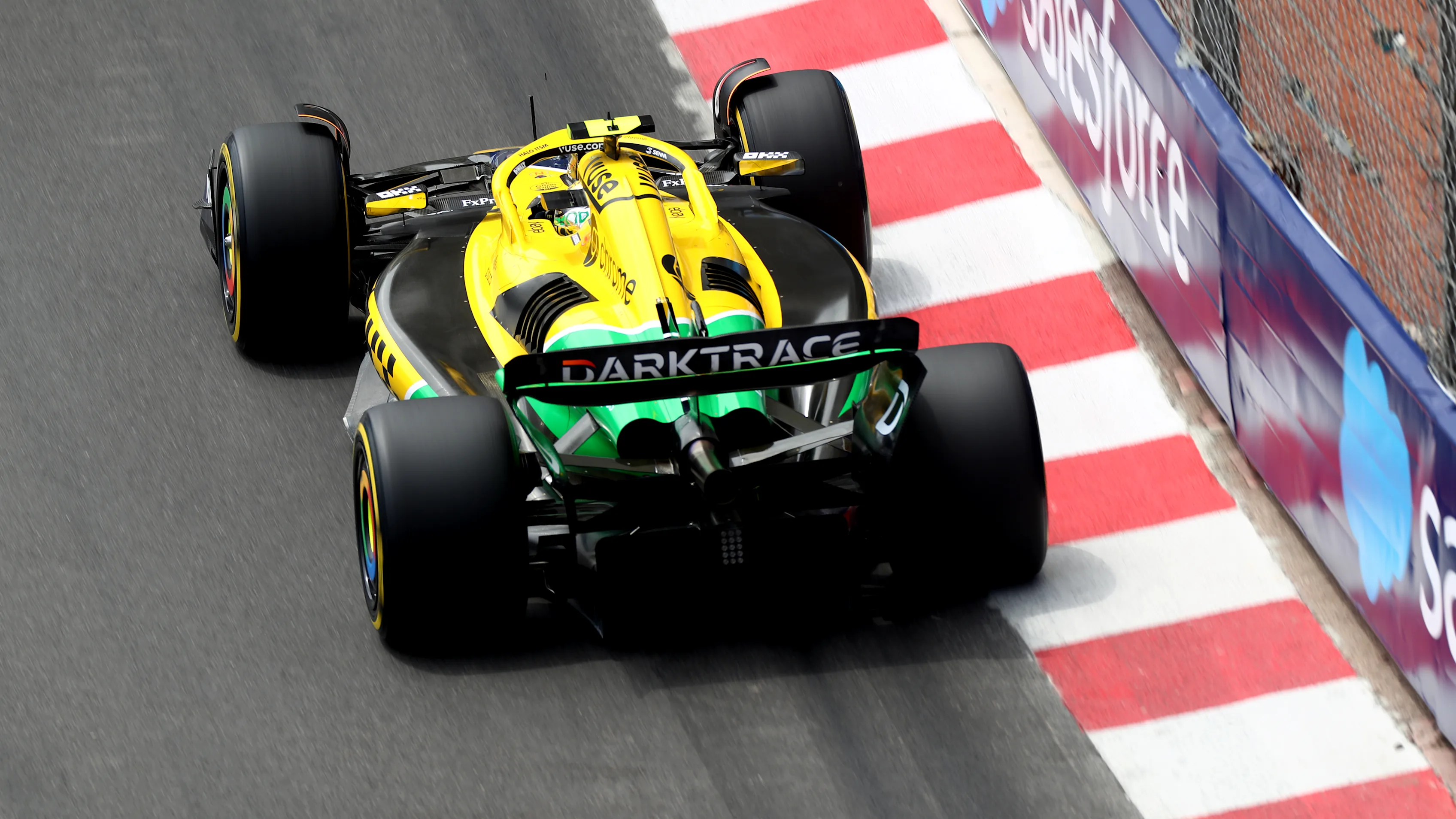 MONTE-CARLO, MONACO - MAY 24: Lando Norris of Great Britain driving the (4) McLaren MCL38 Mercedes on track during practice ahead of the F1 Grand Prix of Monaco at Circuit de Monaco on May 24, 2024 in Monte-Carlo, Monaco. (Photo by Peter Fox - Formula 1/Formula 1 via Getty Images)