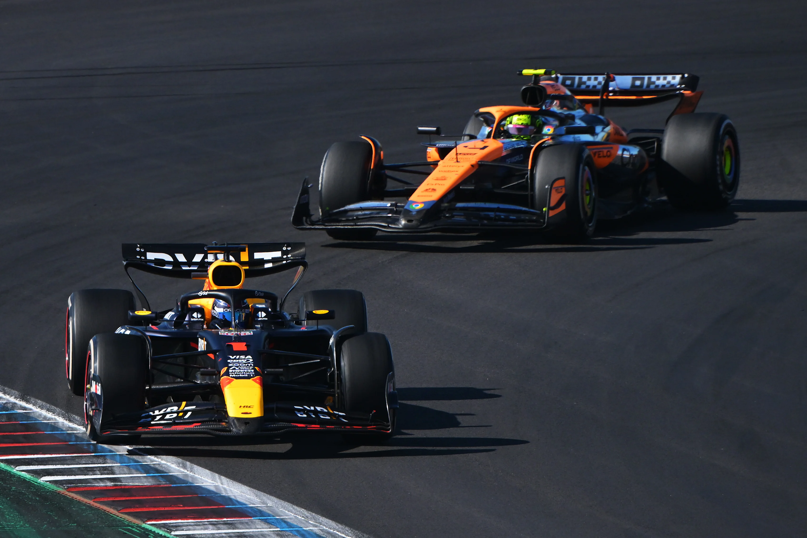 AUSTIN, TEXAS - OCTOBER 20: Max Verstappen of the Netherlands driving the (1) Oracle Red Bull