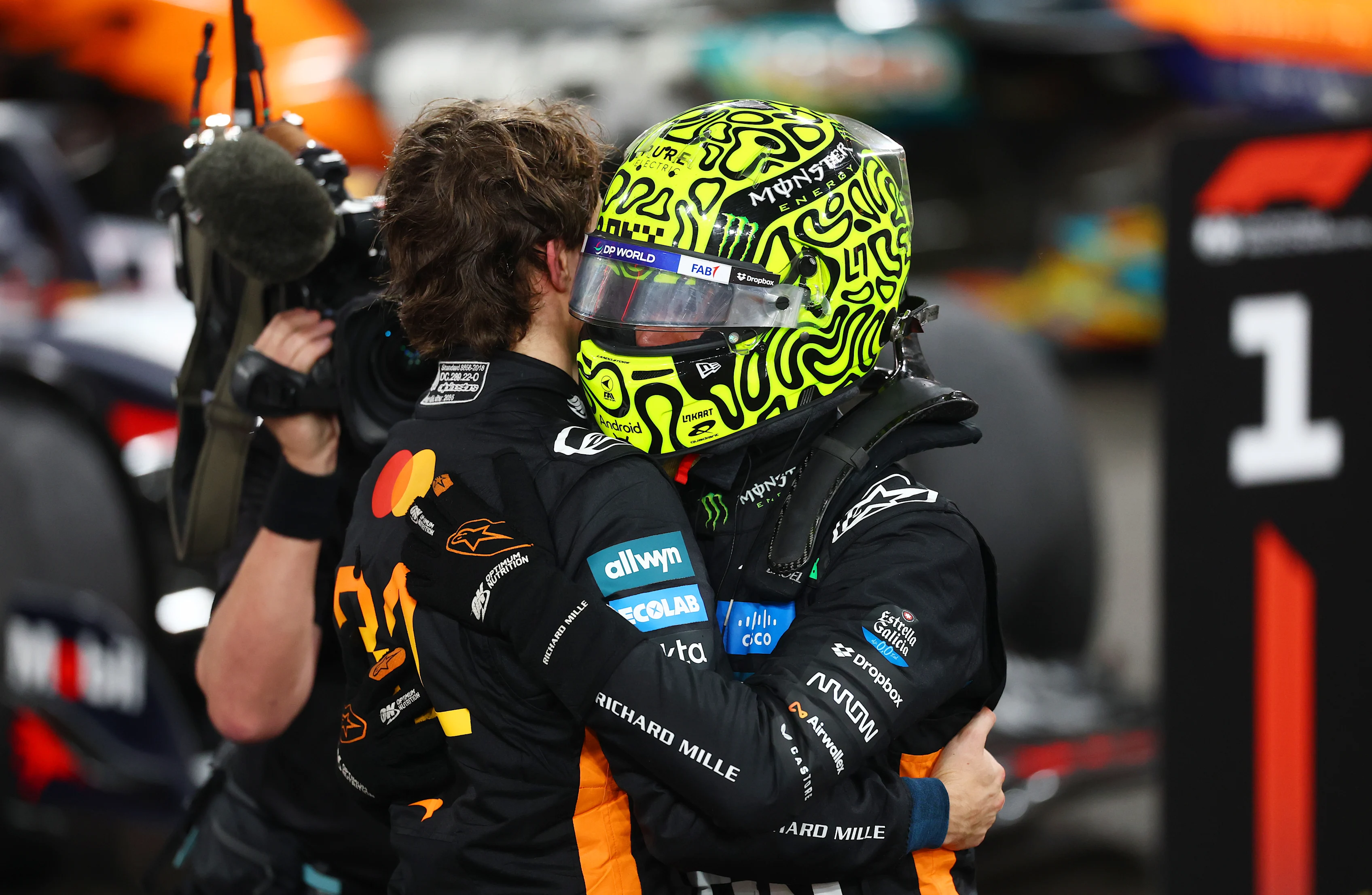 ABU DHABI, UNITED ARAB EMIRATES - DECEMBER 07: 2025 F1 World Drivers Champion and Third placed