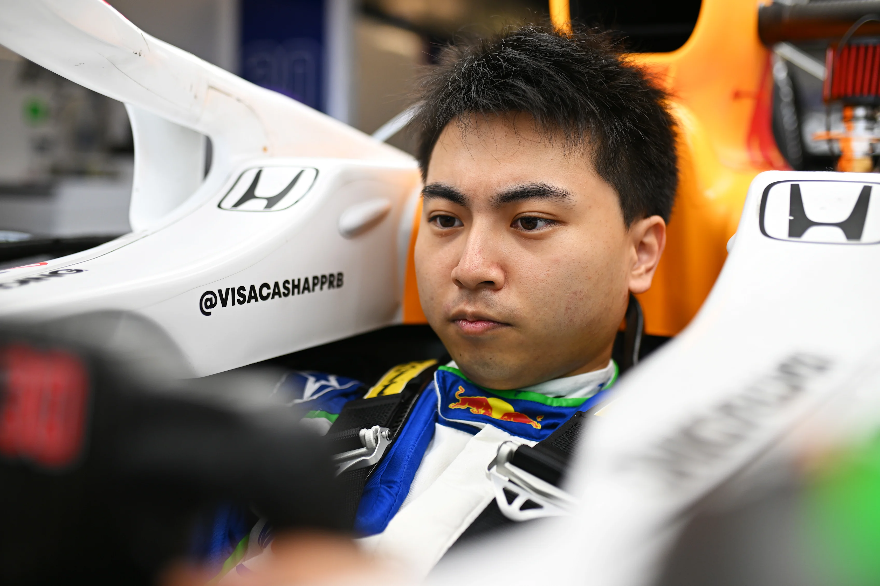 ABU DHABI, UNITED ARAB EMIRATES - DECEMBER 04: Ayumu Iwasa of Japan and Visa Cash App Racing Bulls