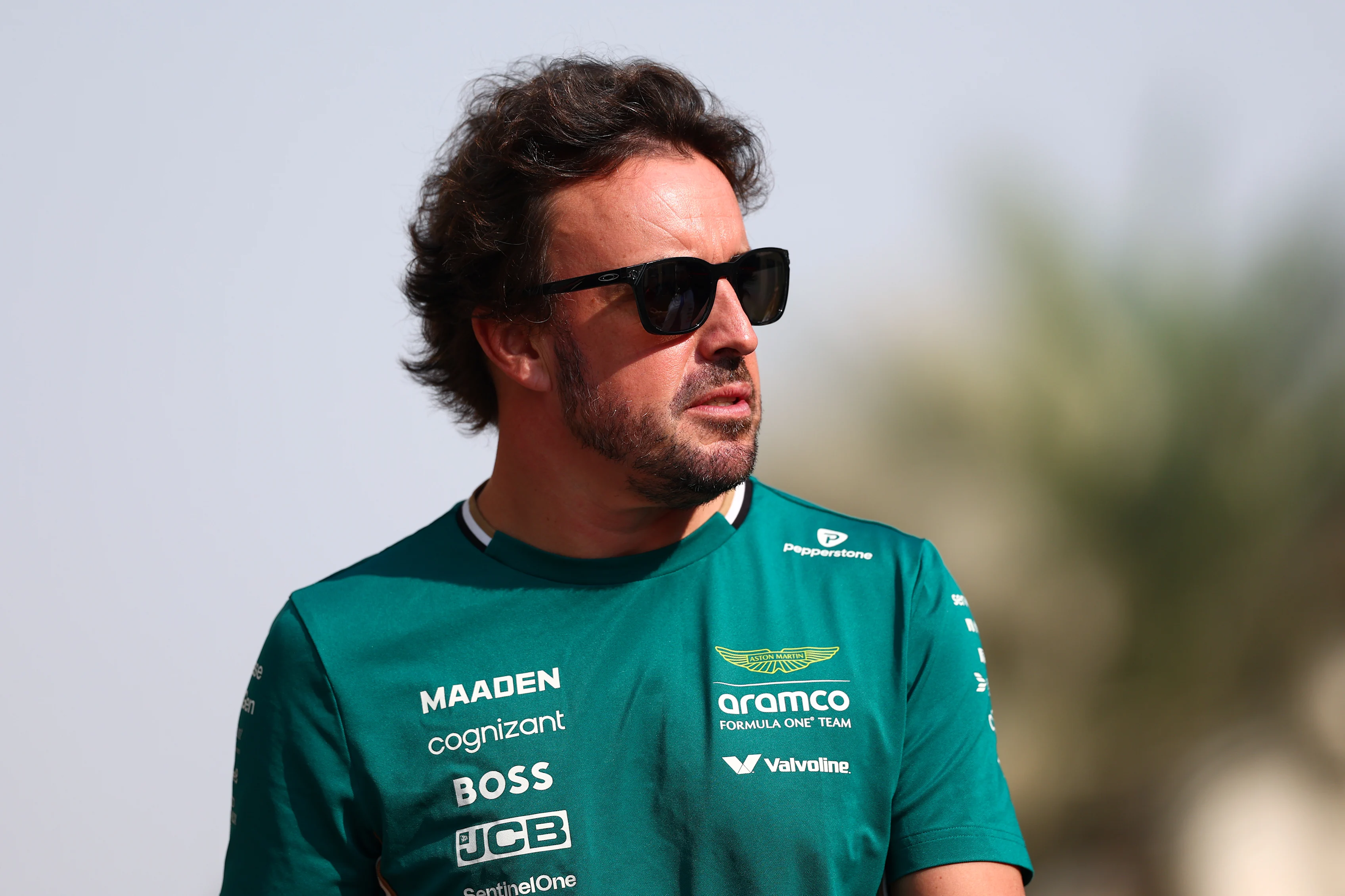 ABU DHABI, UNITED ARAB EMIRATES - DECEMBER 04: Fernando Alonso of Spain and Aston Martin F1 Team