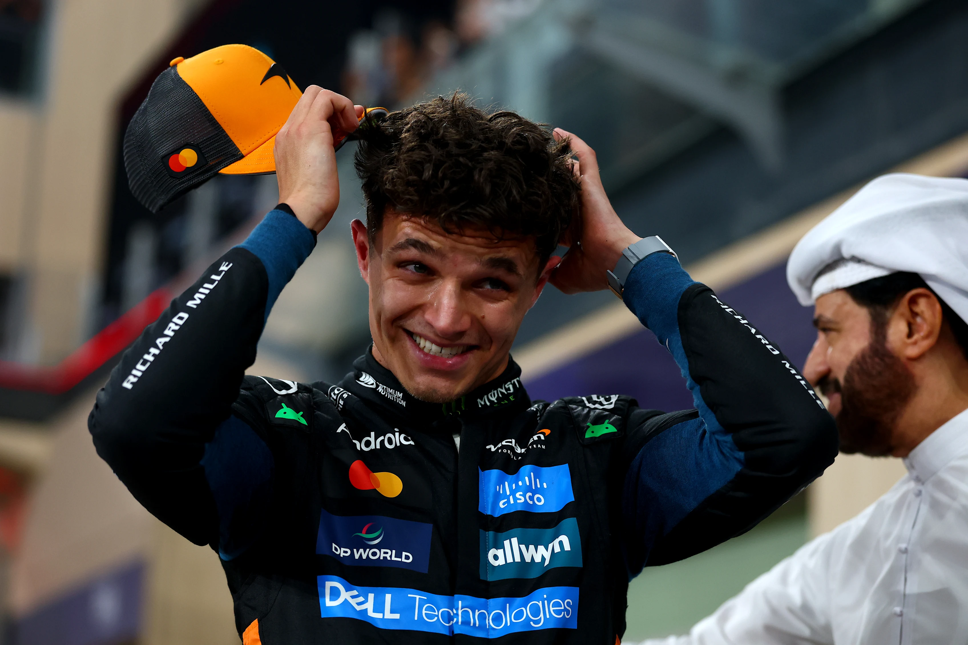 ABU DHABI, UNITED ARAB EMIRATES - DECEMBER 06: Second placed qualifier Lando Norris of Great