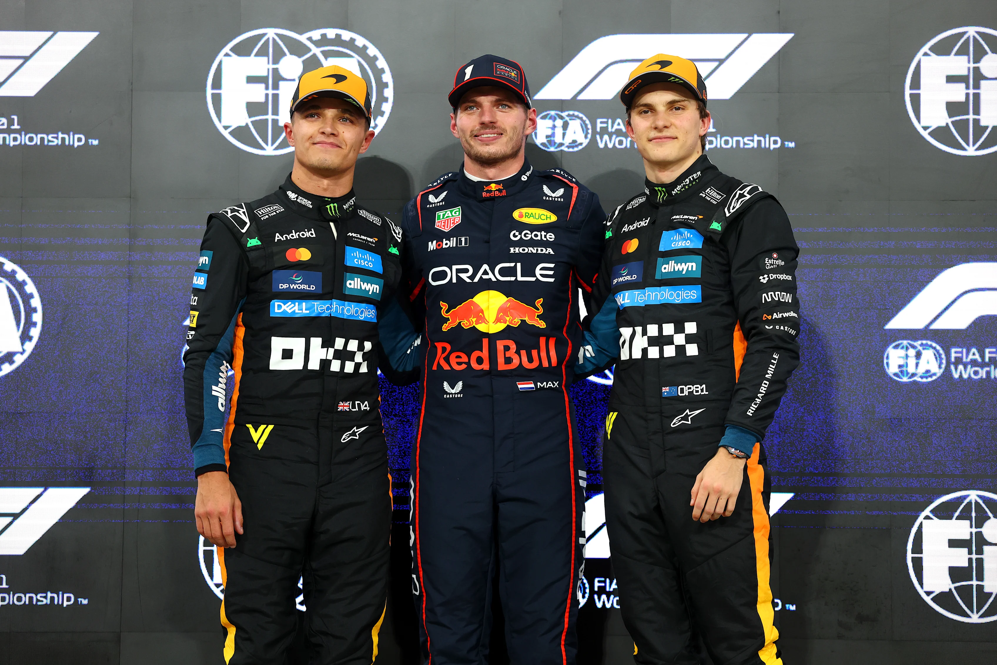 ABU DHABI, UNITED ARAB EMIRATES - DECEMBER 06: Pole position qualifier Max Verstappen of the