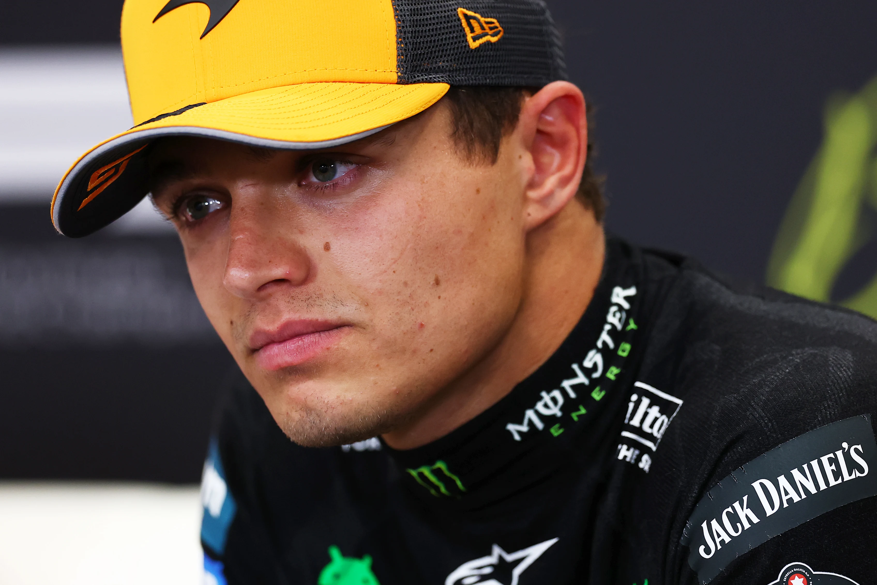 BUDAPEST, HUNGARY - AUGUST 02: Third placed qualifier Lando Norris of Great Britain and McLaren in