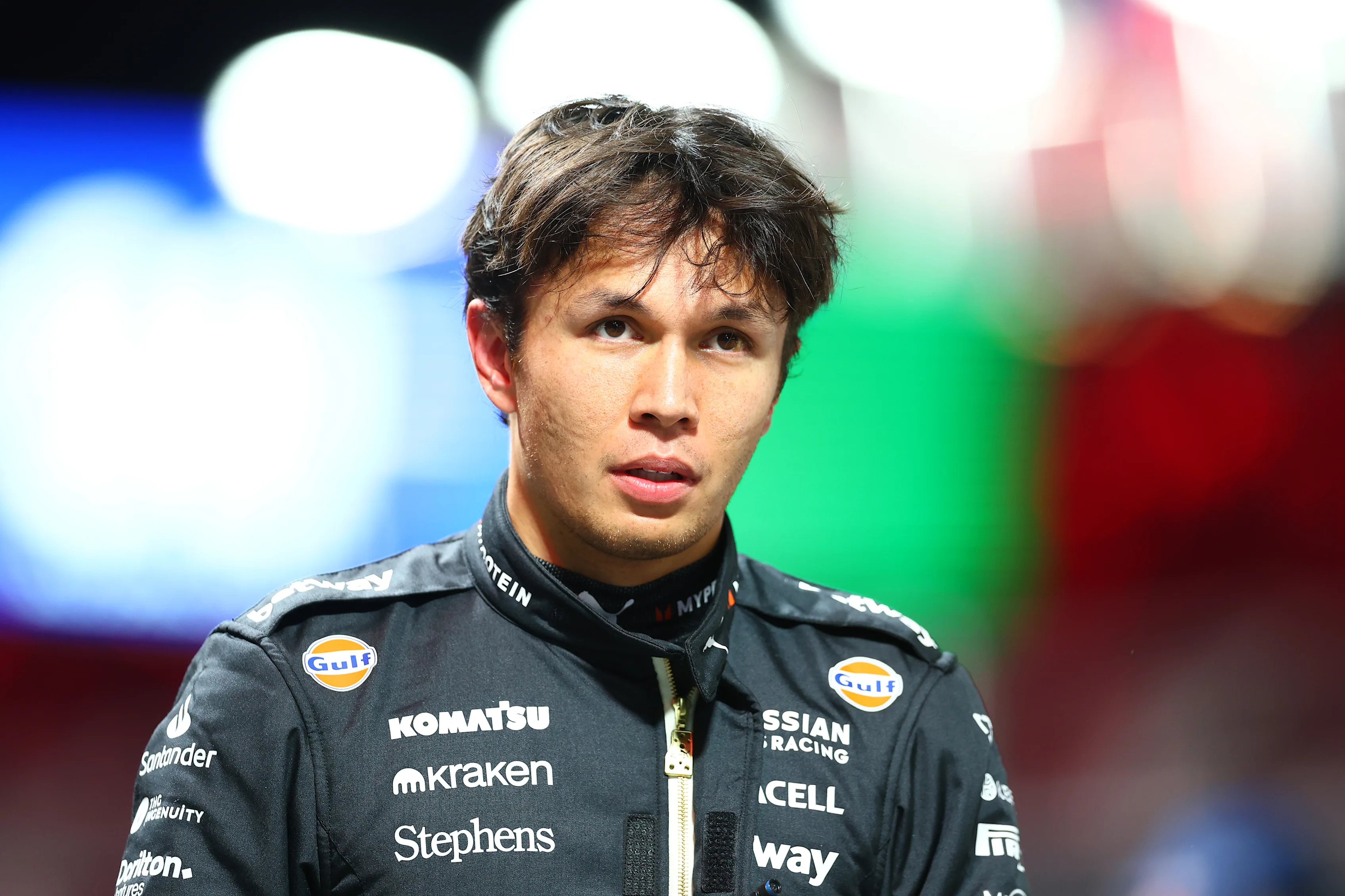 LAS VEGAS, NEVADA - NOVEMBER 21: Sixteenth placed qualifier Alexander Albon of Thailand and