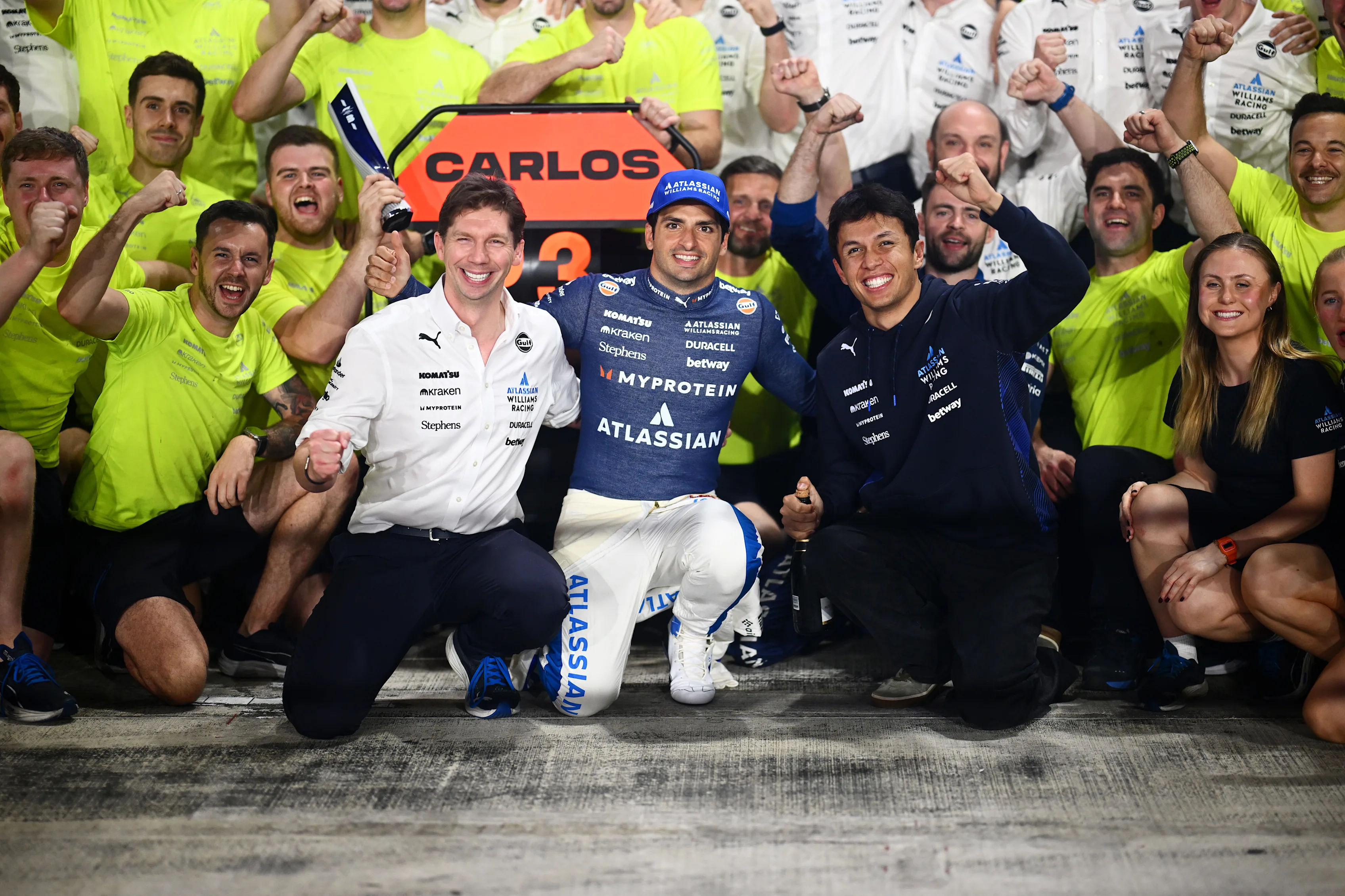 LUSAIL CITY, QATAR - NOVEMBER 30: James Vowles, Team Principal of Williams Third placed Carlos