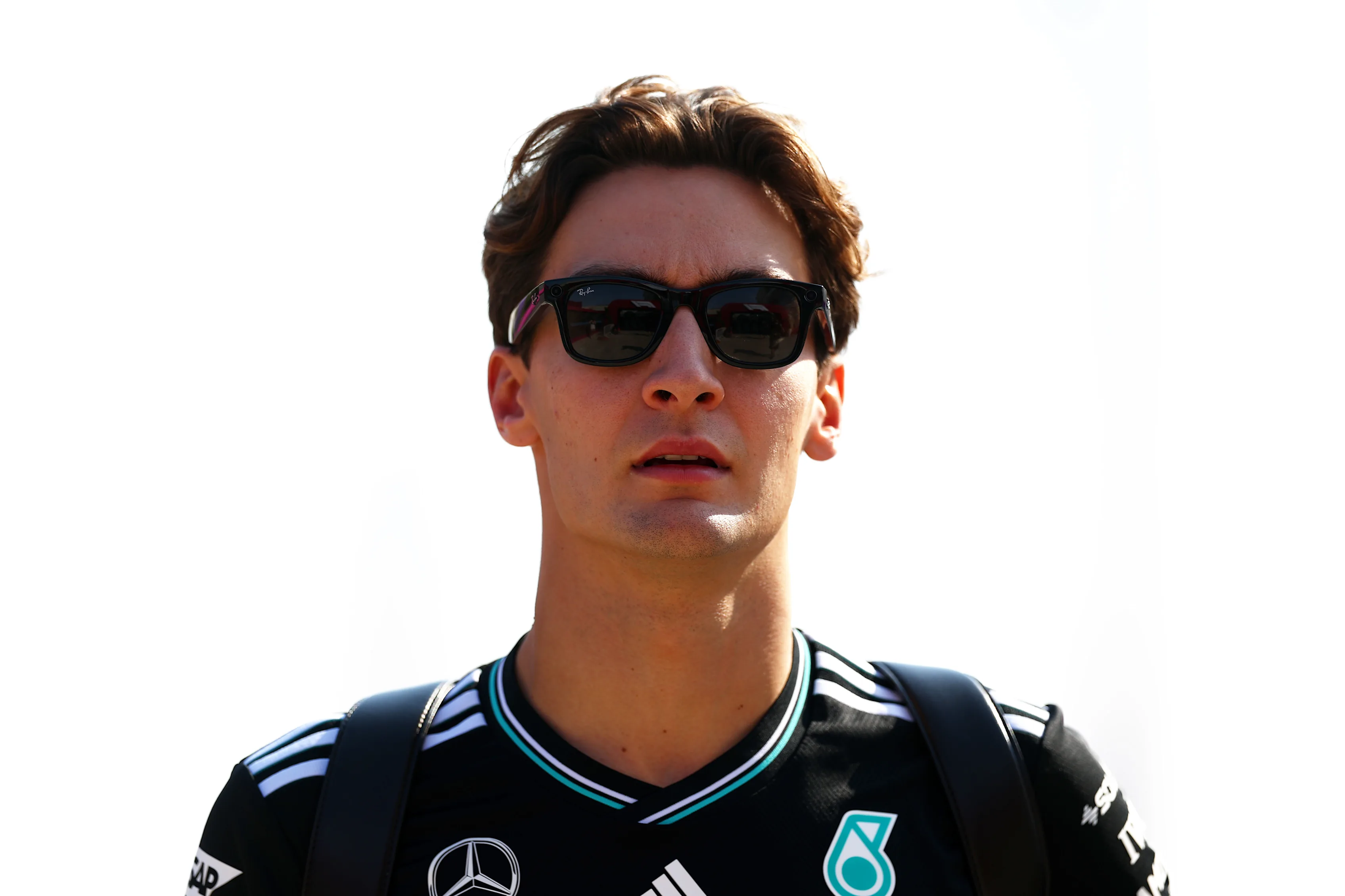 LUSAIL CITY, QATAR - NOVEMBER 27: George Russell of Great Britain and Mercedes AMG Petronas F1 Team