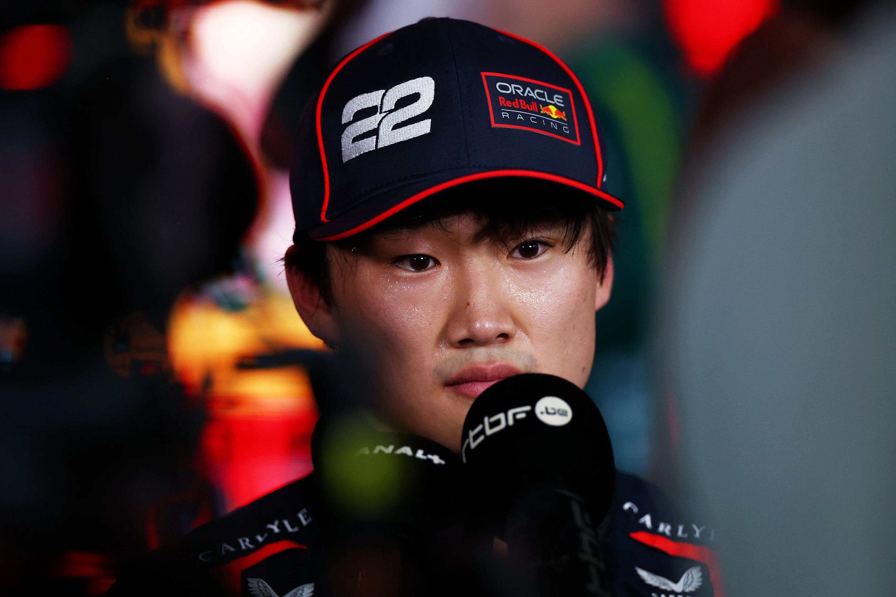 LUSAIL CITY, QATAR - NOVEMBER 29: Fifth placed Yuki Tsunoda of Japan and Oracle Red Bull Racing is