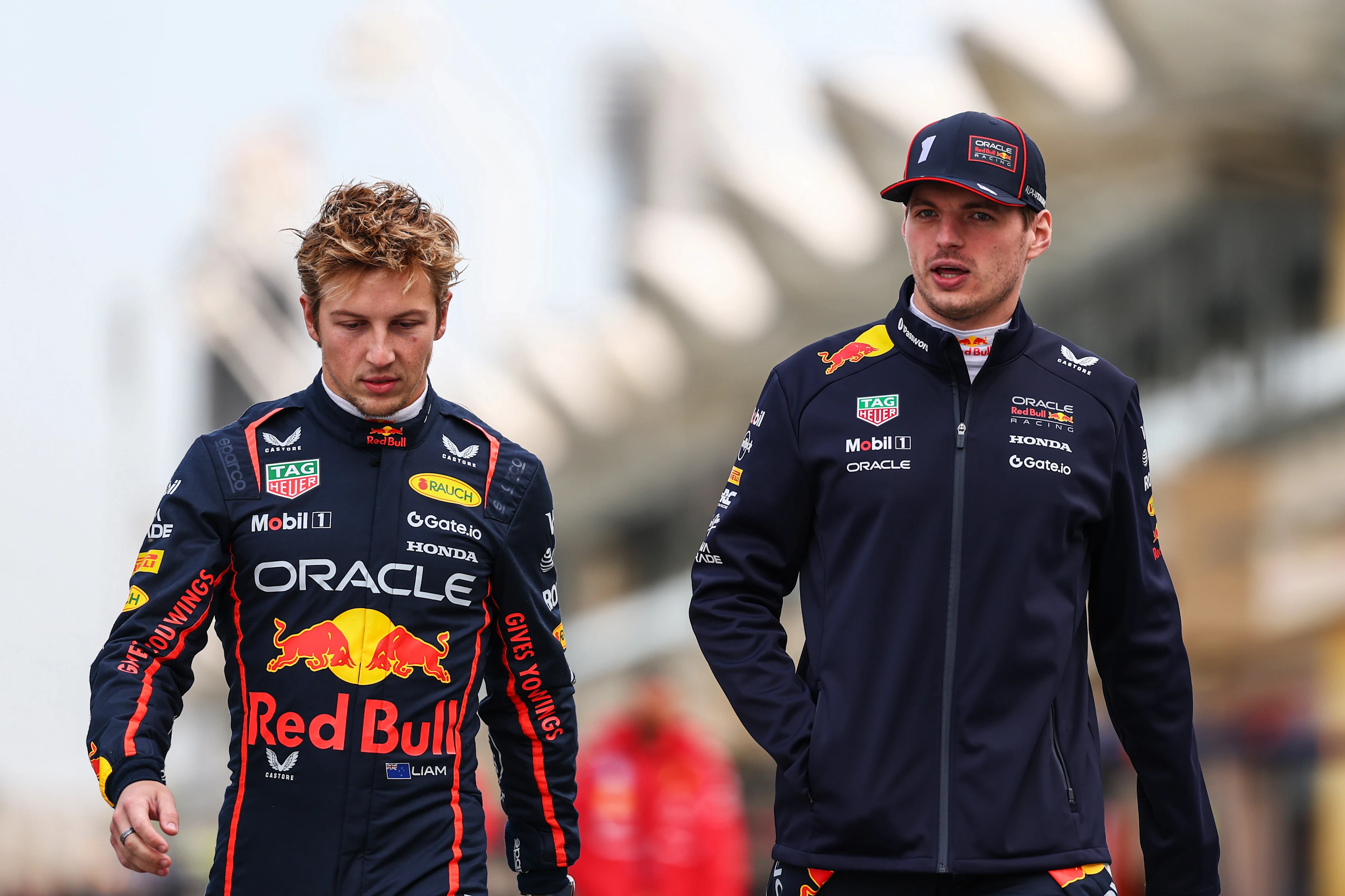 BAHRAIN, BAHRAIN - FEBRUARY 26: Liam Lawson of New Zealand and Oracle Red Bull Racing and Max