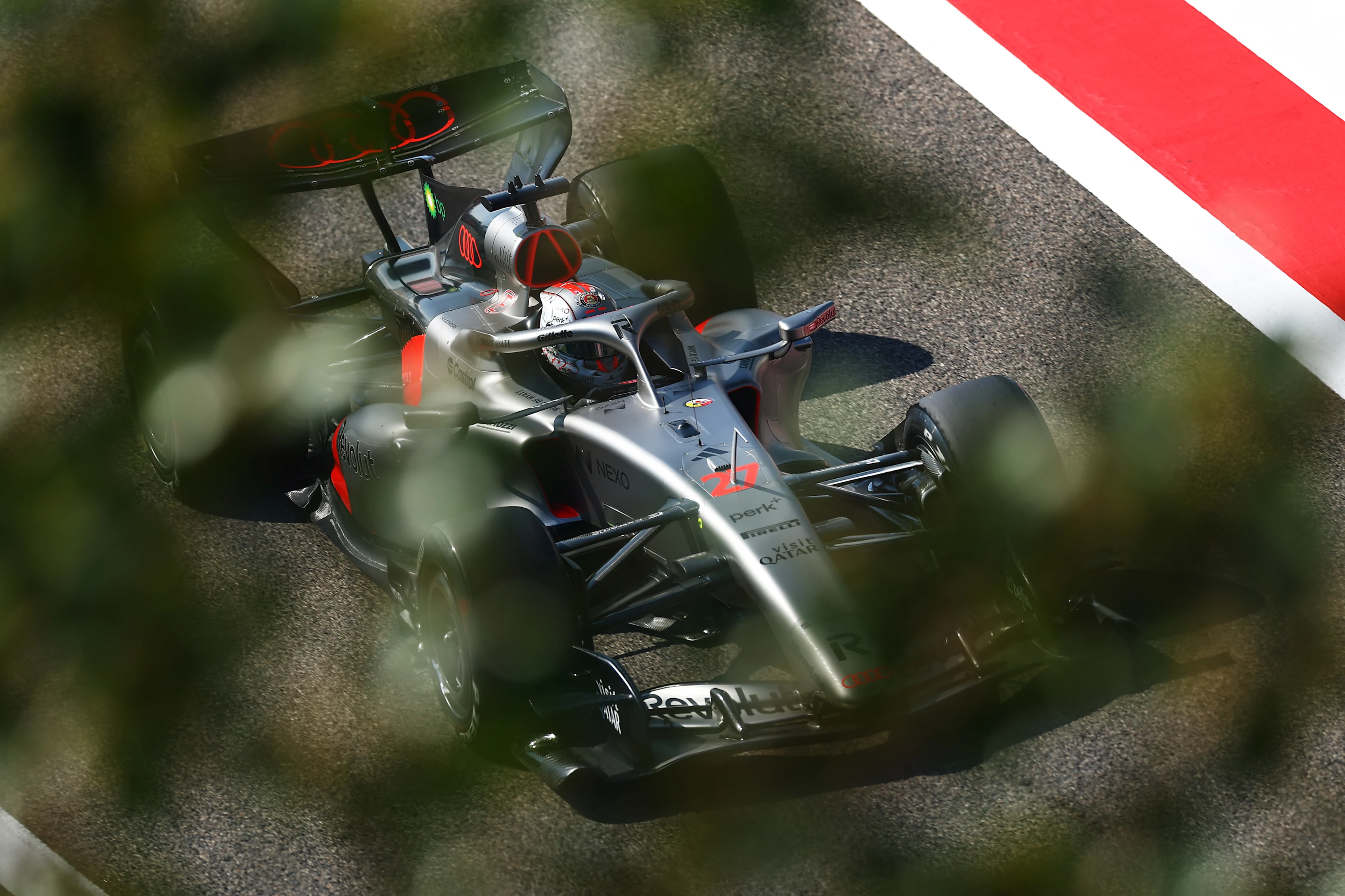 BAHRAIN, BAHRAIN - FEBRUARY 20: Nico Hulkenberg of Germany driving the (27) Audi F1 Team R26 in the