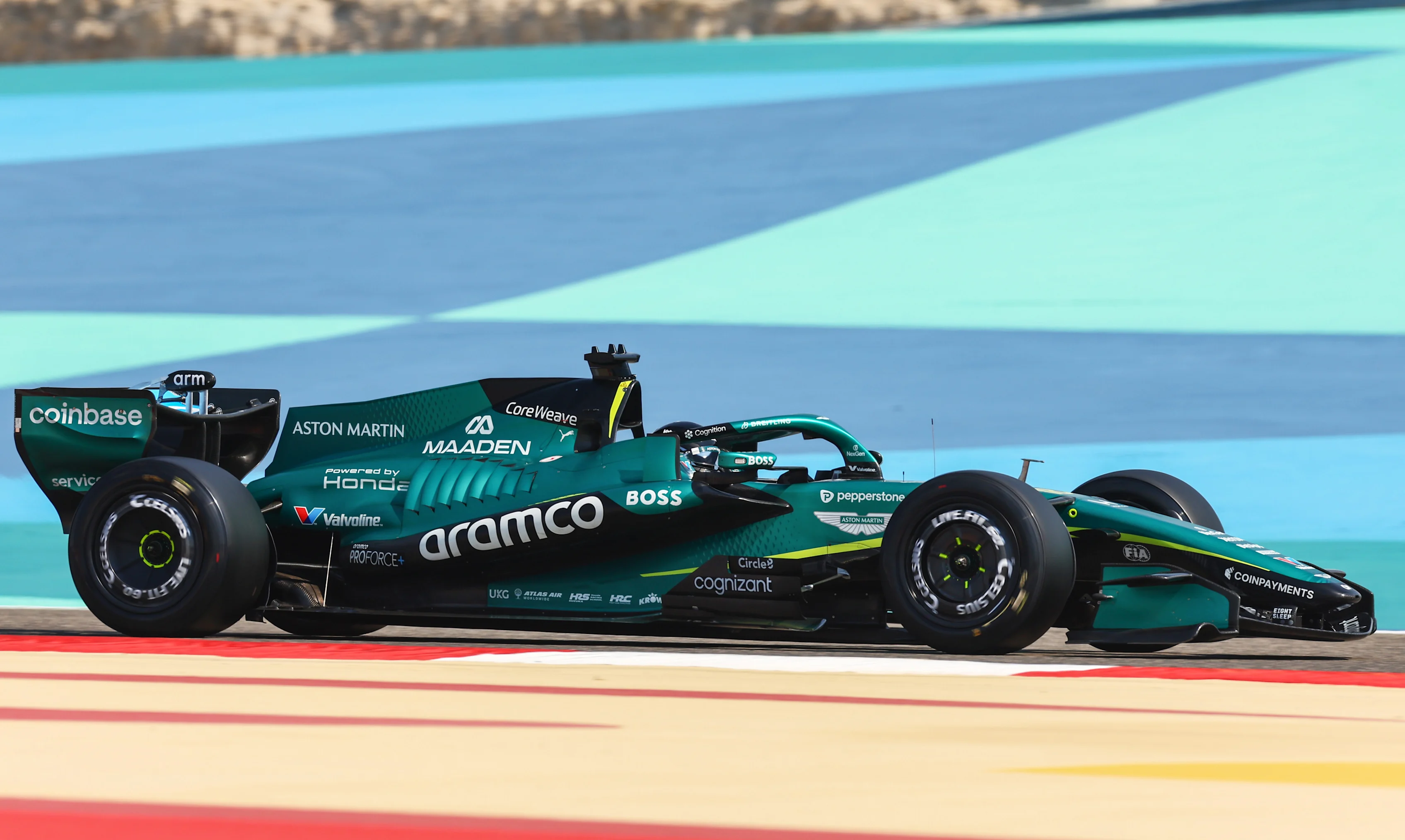 BAHRAIN, BAHRAIN - FEBRUARY 20: Lance Stroll of Canada driving the (18) Aston Martin F1 Team AMR26