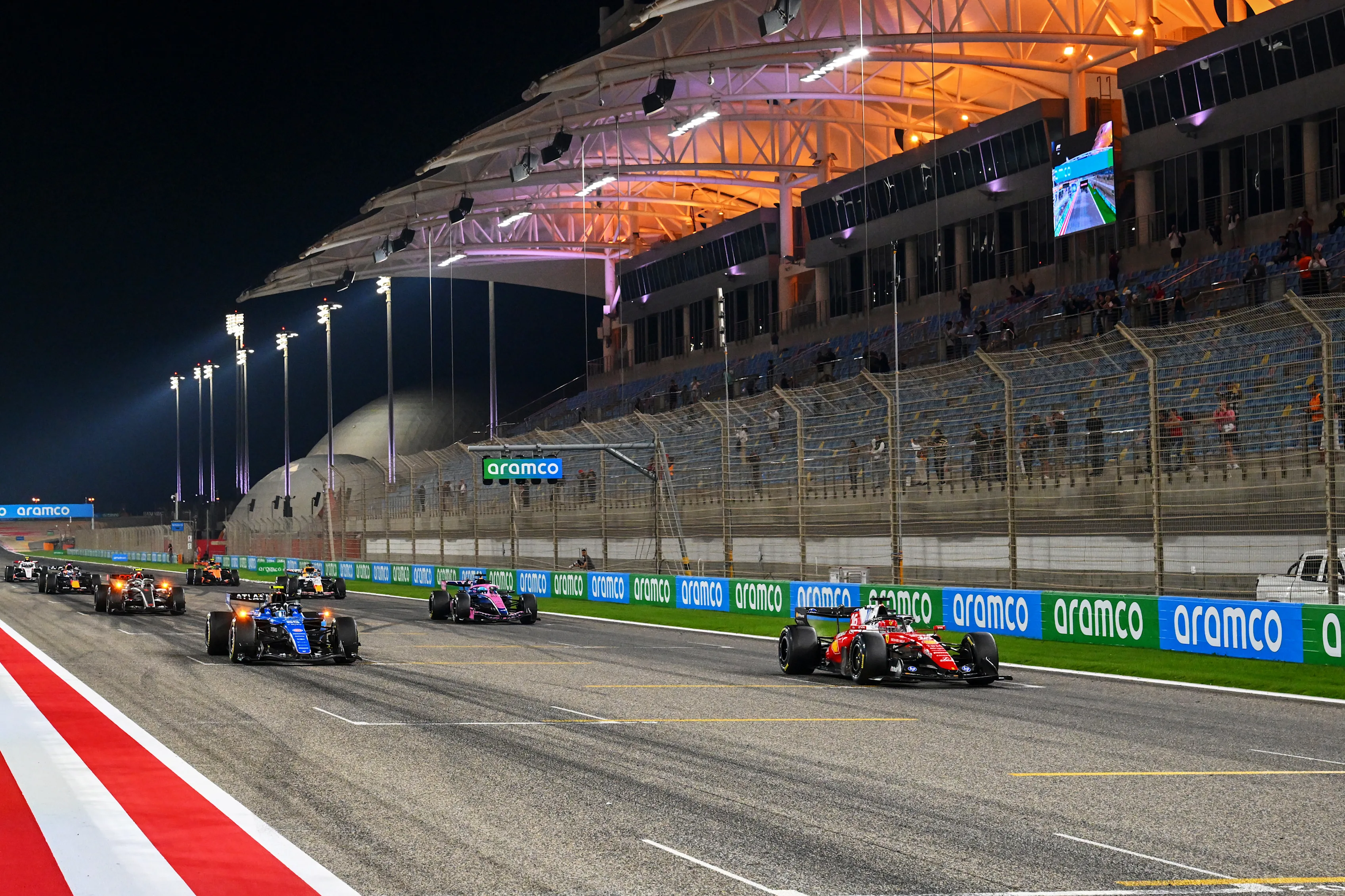 BAHRAIN, BAHRAIN - FEBRUARY 20: Charles Leclerc of Monaco driving the (16) Scuderia Ferrari SF-26